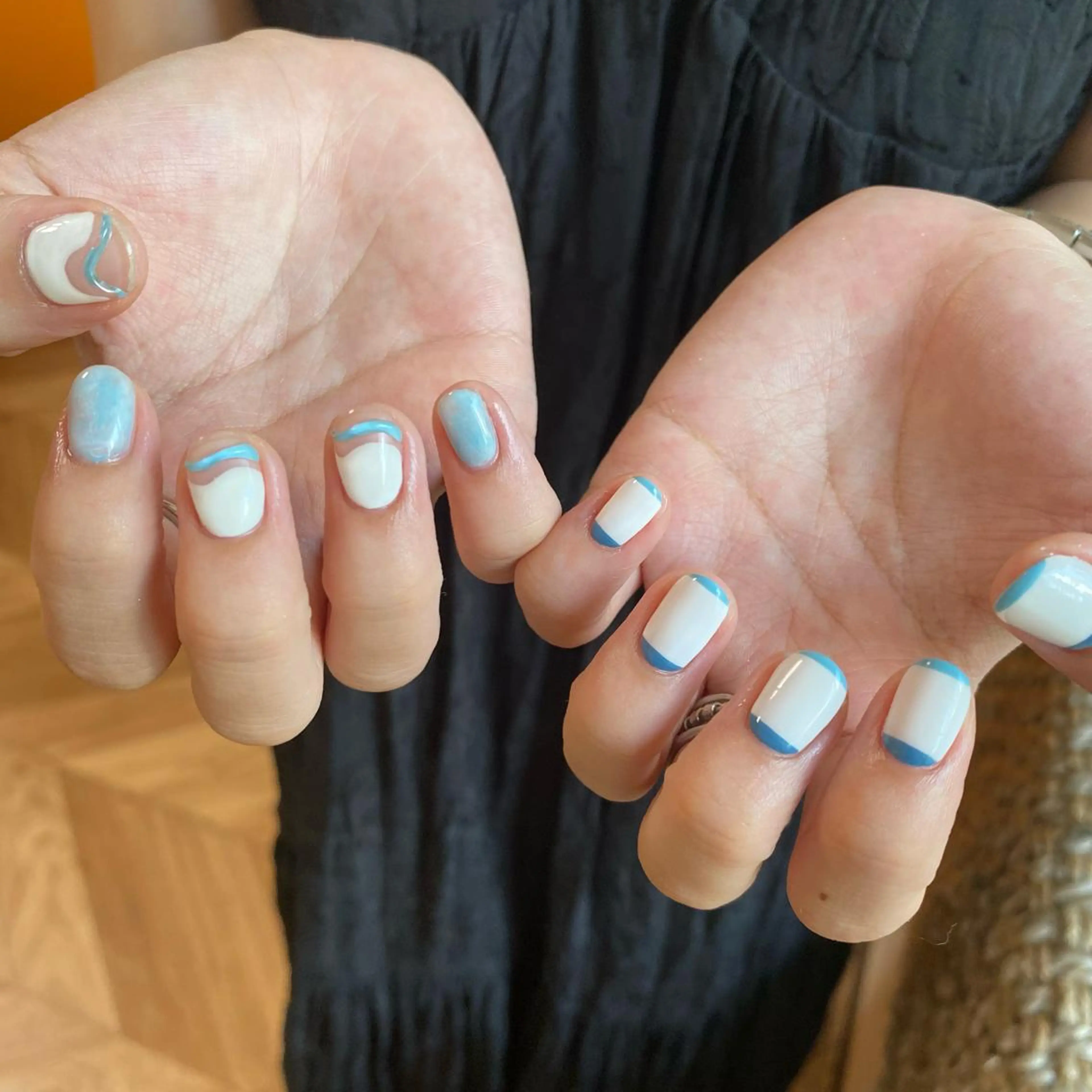 ネイル ハンドネイル Amber21.所属・Nagahama Akariのネイルデザイン