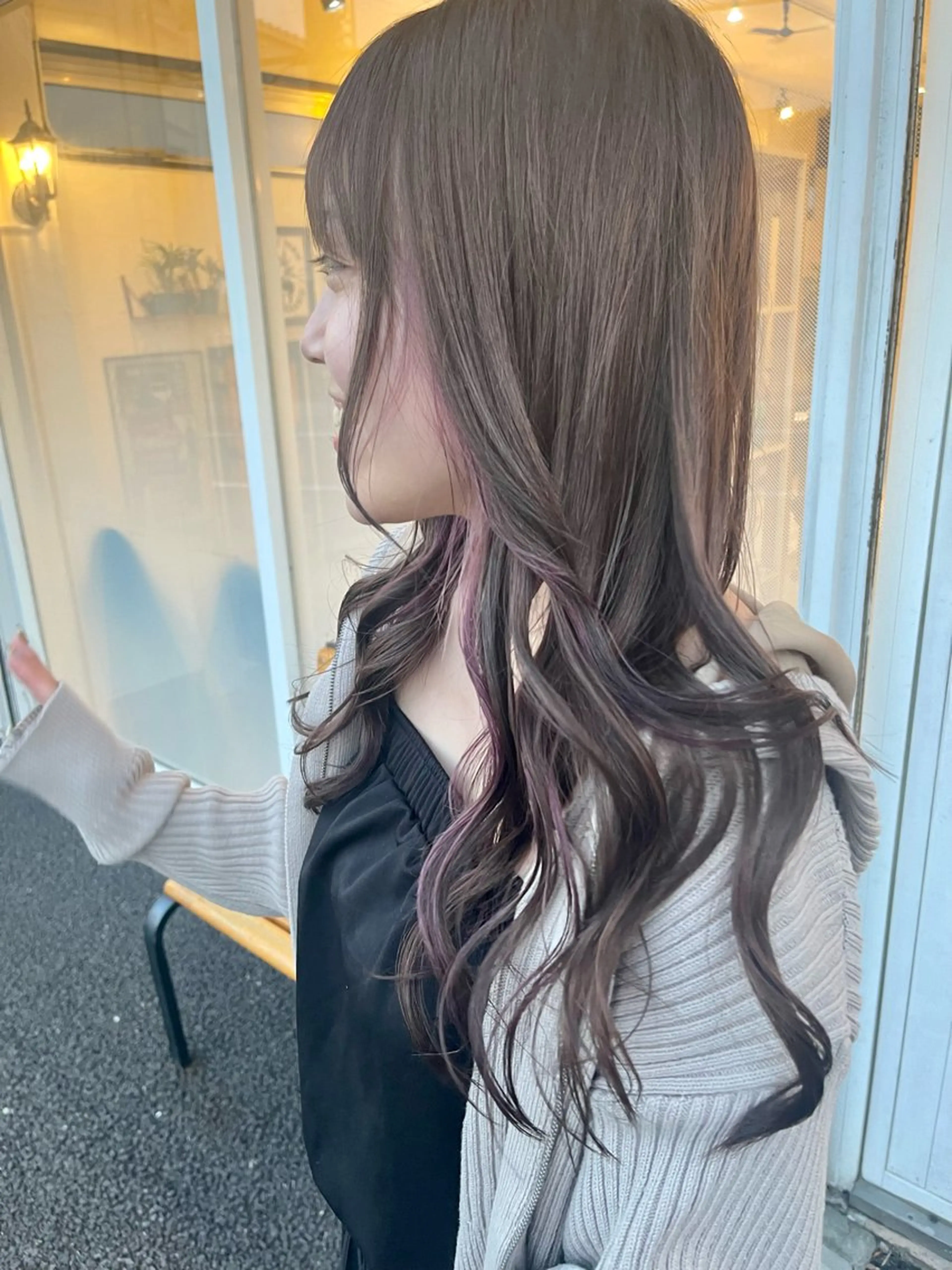 ロング カット ヘアカラー 🍭透明感カラー 志賀拓海🍬🌈のヘアスタイル