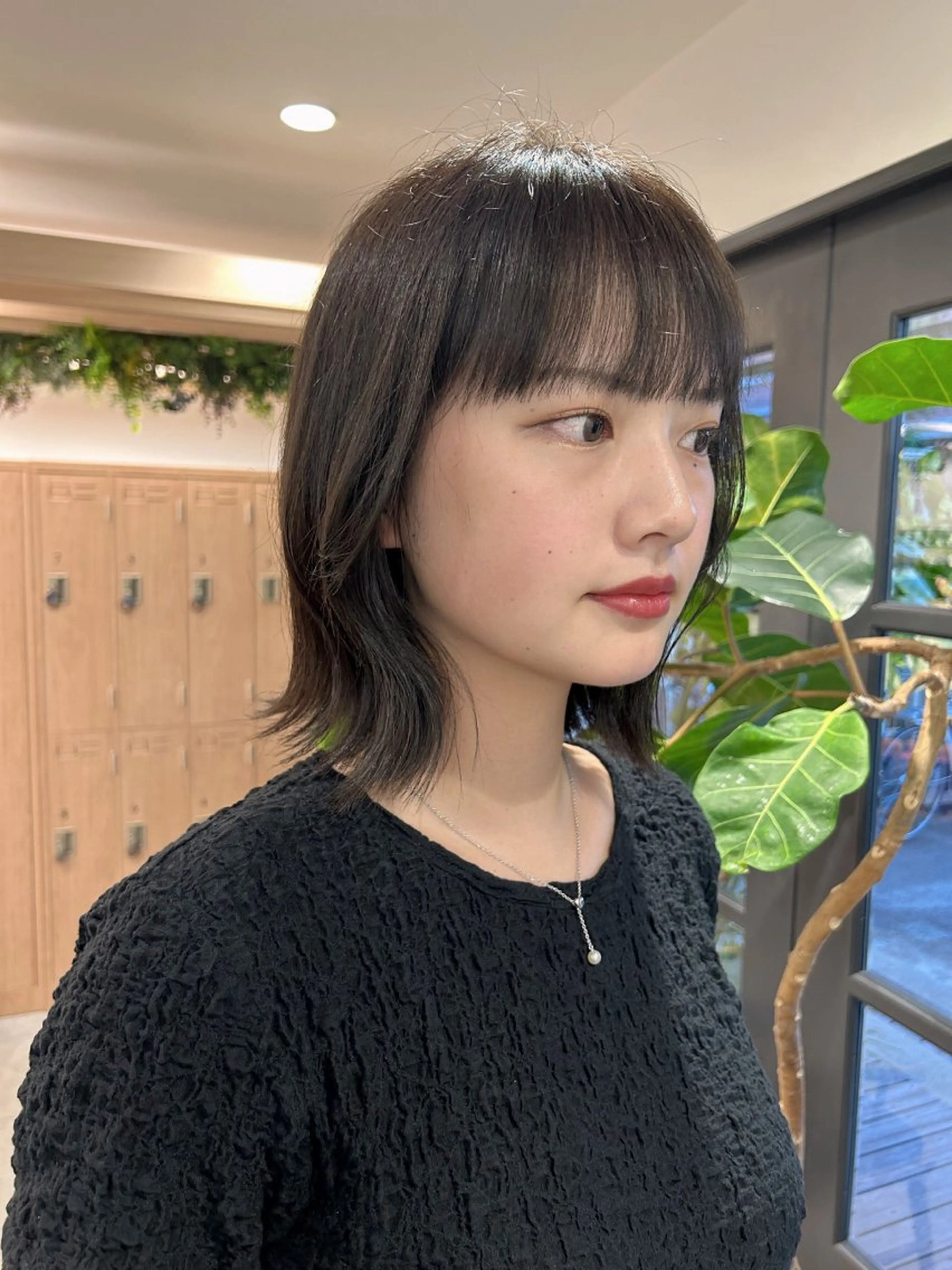 ミディアム カラー ヘアカラー 🍒透明感カラー mutsuki🍒のヘアスタイル