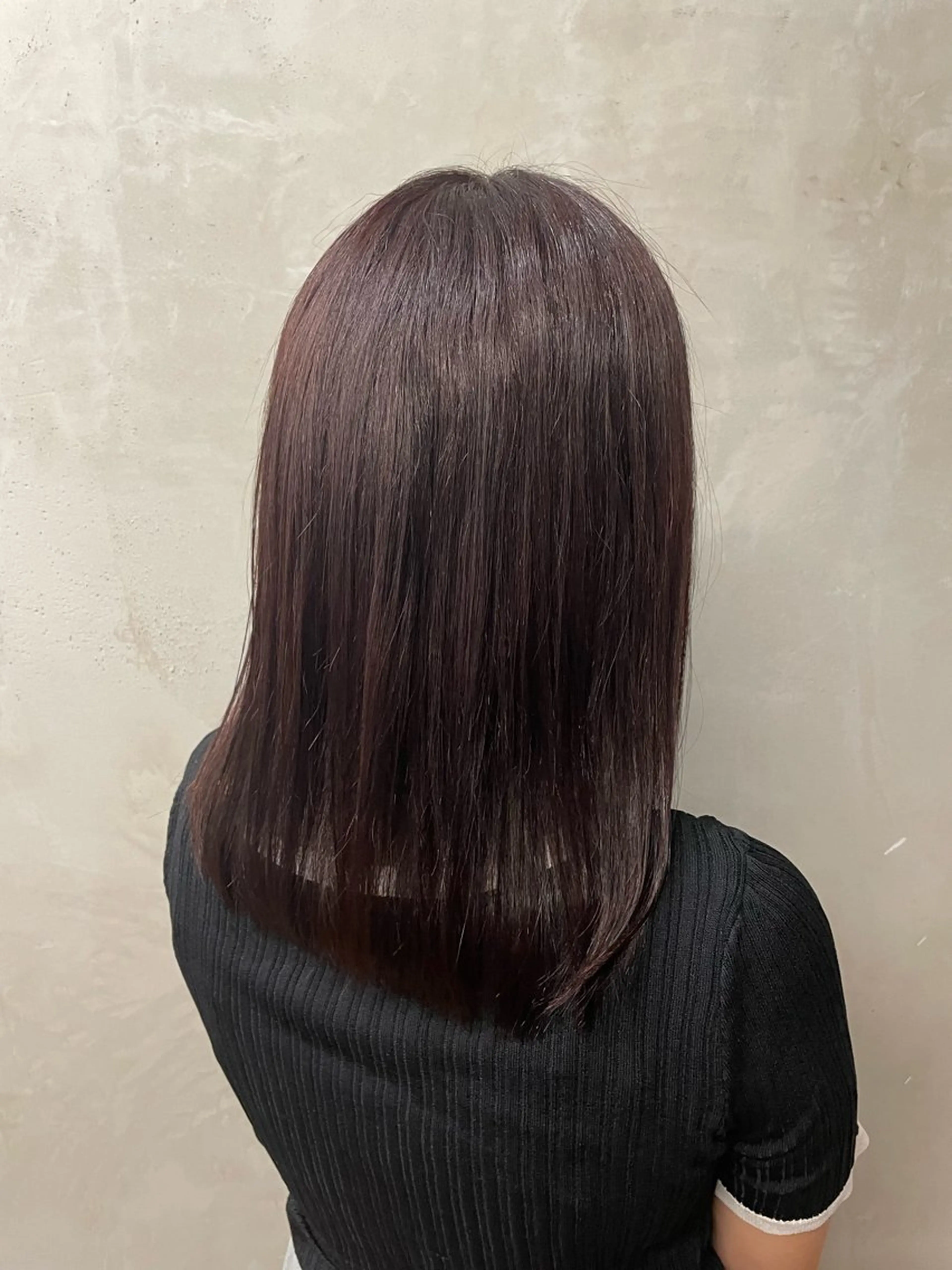 セミロング カラー 🌙米谷 拓海のヘアスタイル