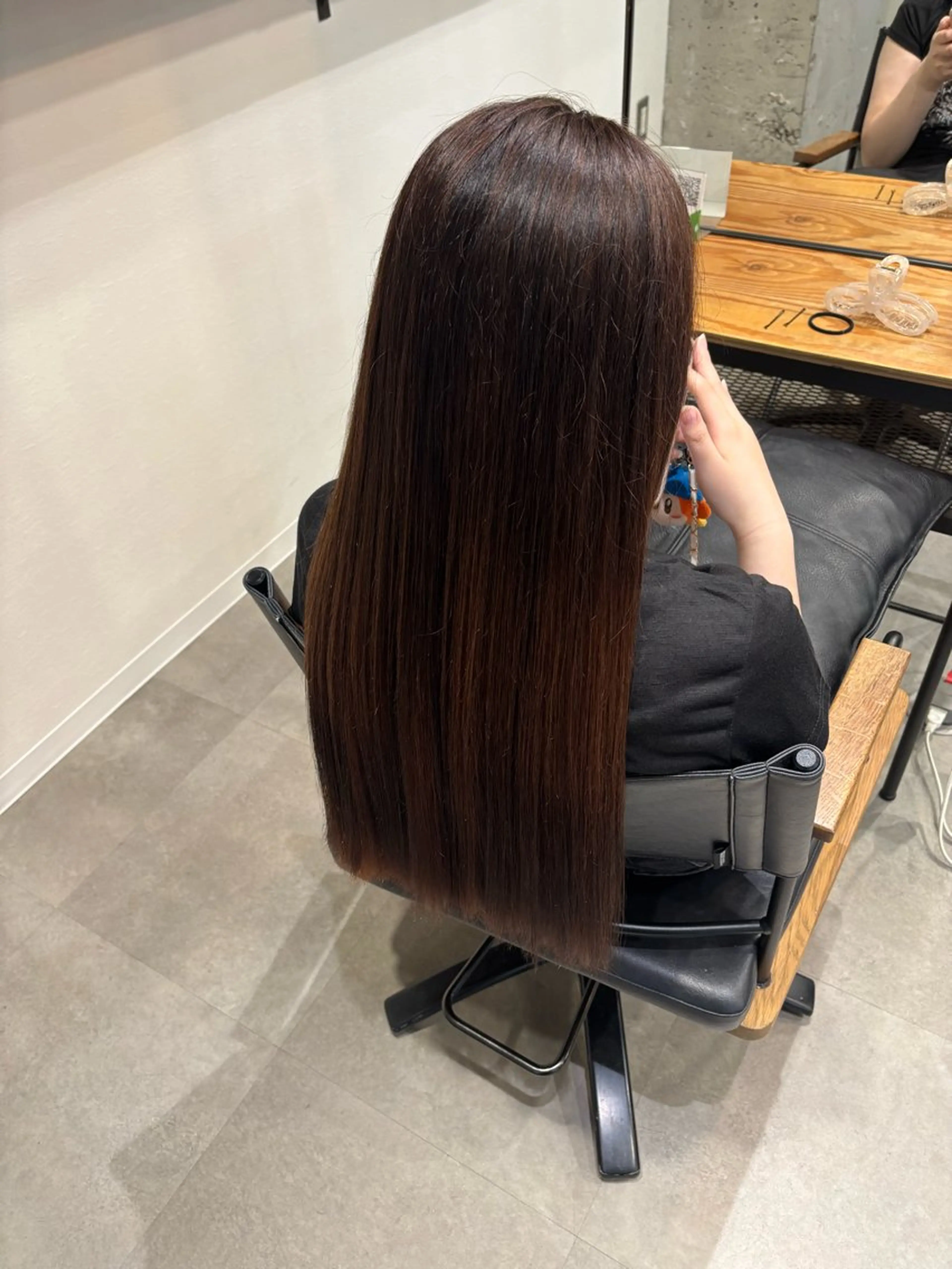 ロング トリートメント アサノ ハルカのヘアスタイル