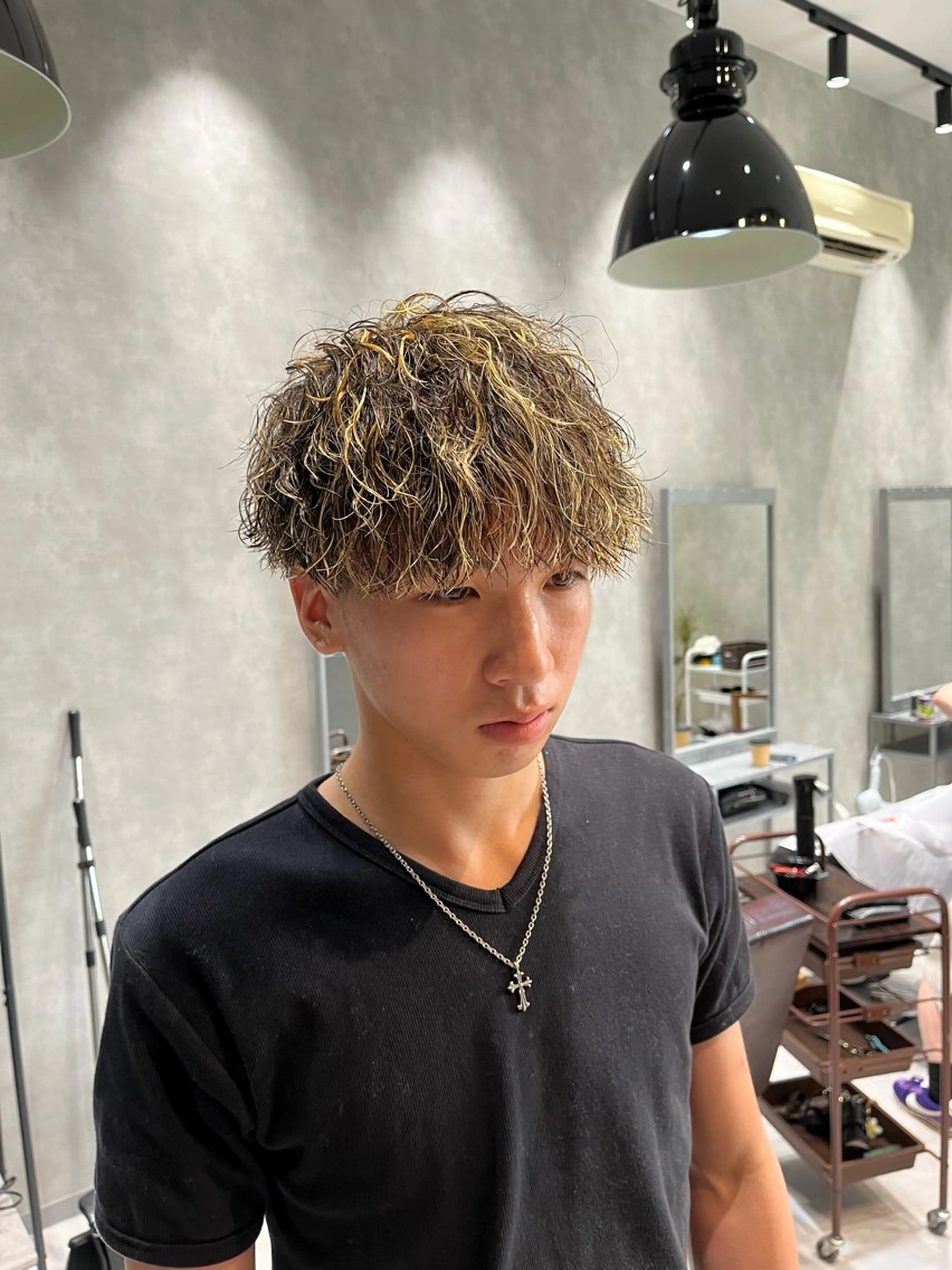 ヘアカラーの写真