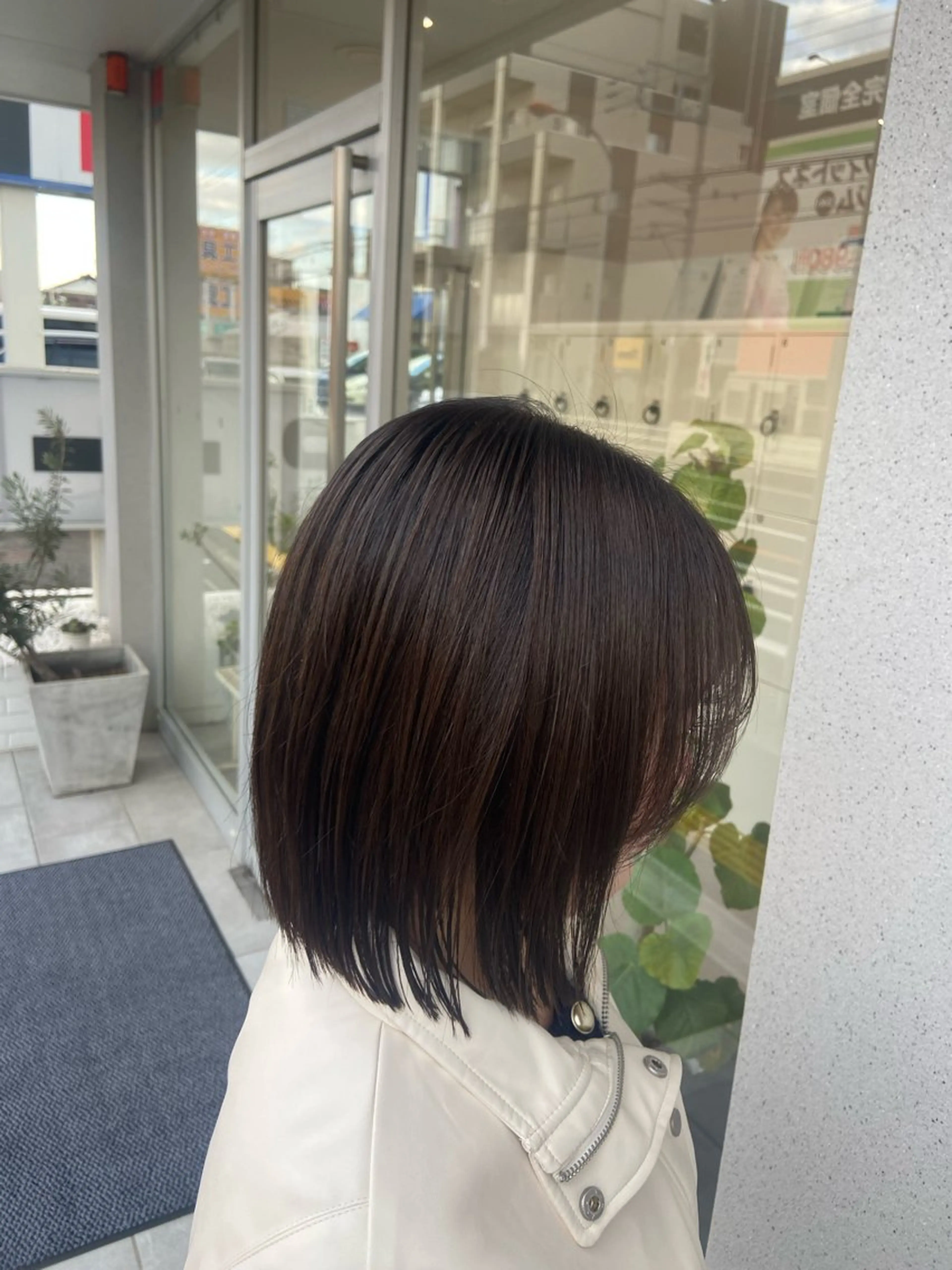 ミディアム カラー ブラウンカラー ヘアカラー トリートメント 🎀モデル募集/艶 カラー🤍Miinaのヘアスタイル