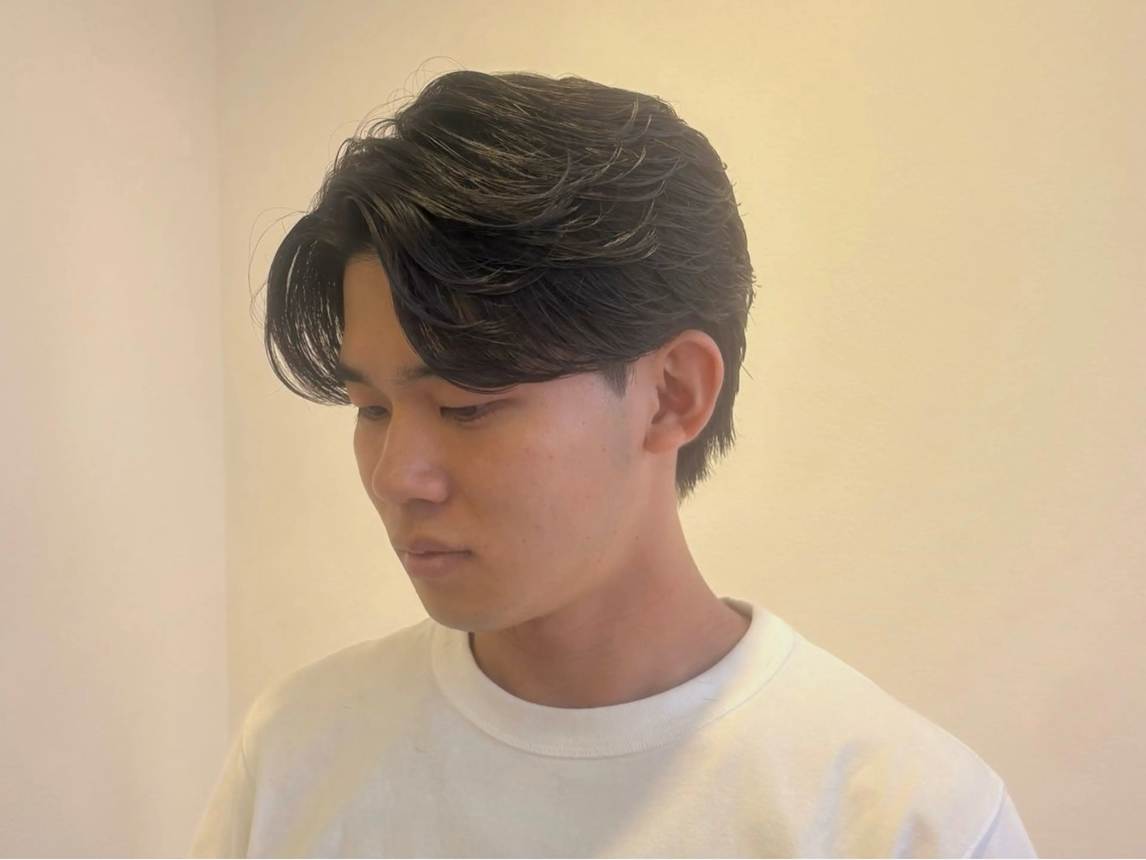 カット+ダウンパーマの写真