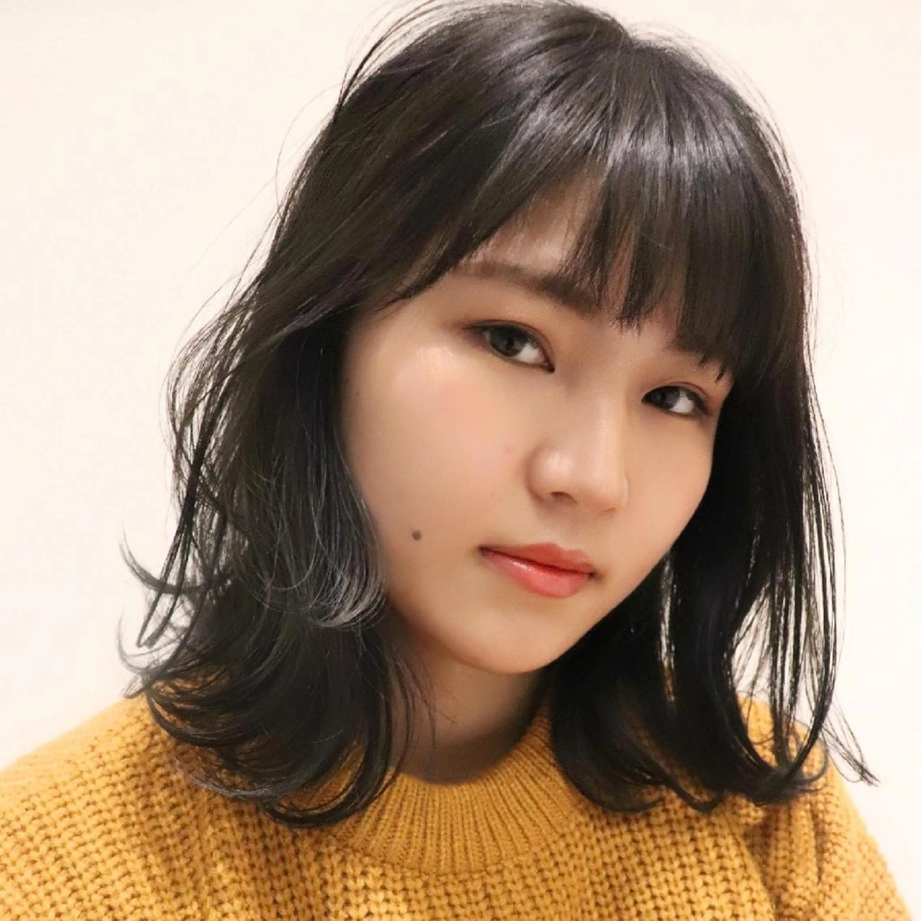 ミディアム カラー ブルーカラー ブルージュ 顔周りカット レイヤーカット HAIR CARE　ONE Beauty所属・武士沢ヤスヒロ  髪質改善/KEMAのその他イメージ