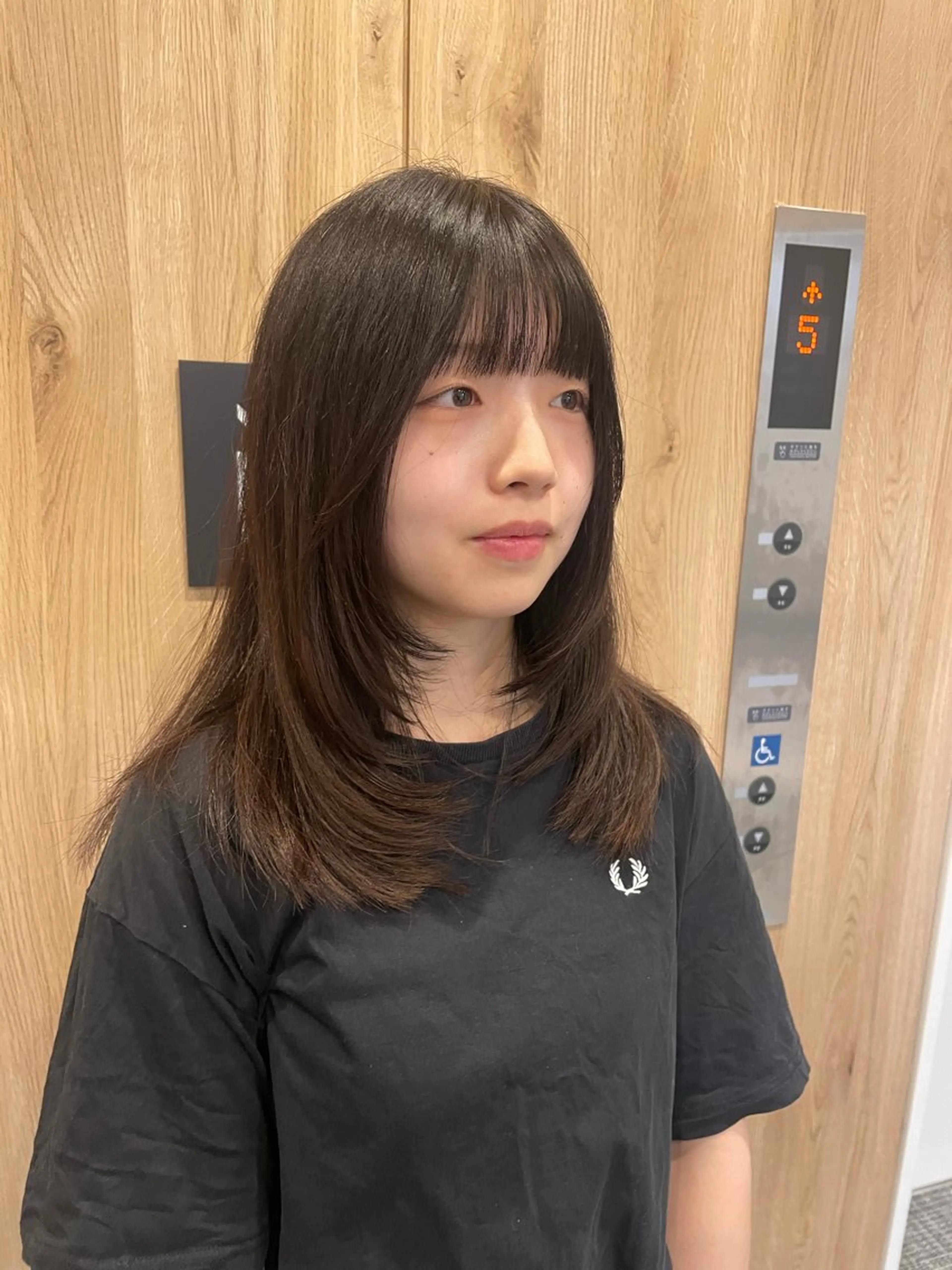 セミロング tsuki /天王寺 /カラー/ボブカットのヘアスタイル