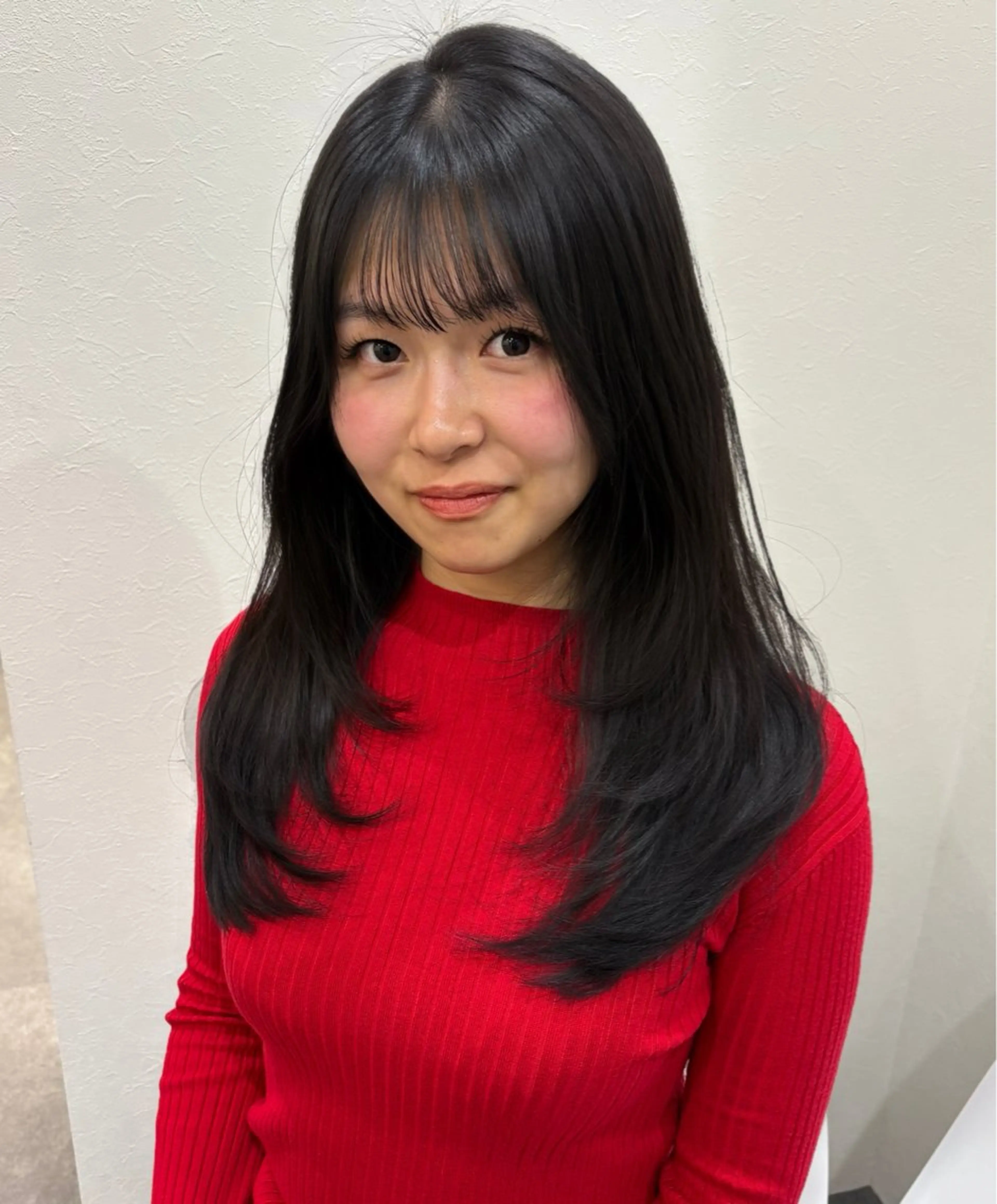 毛先10センチ以上切る方はこちら!🙂↕️バッサリスタイルチェンジレイヤーカットチェックモデル🤎の写真