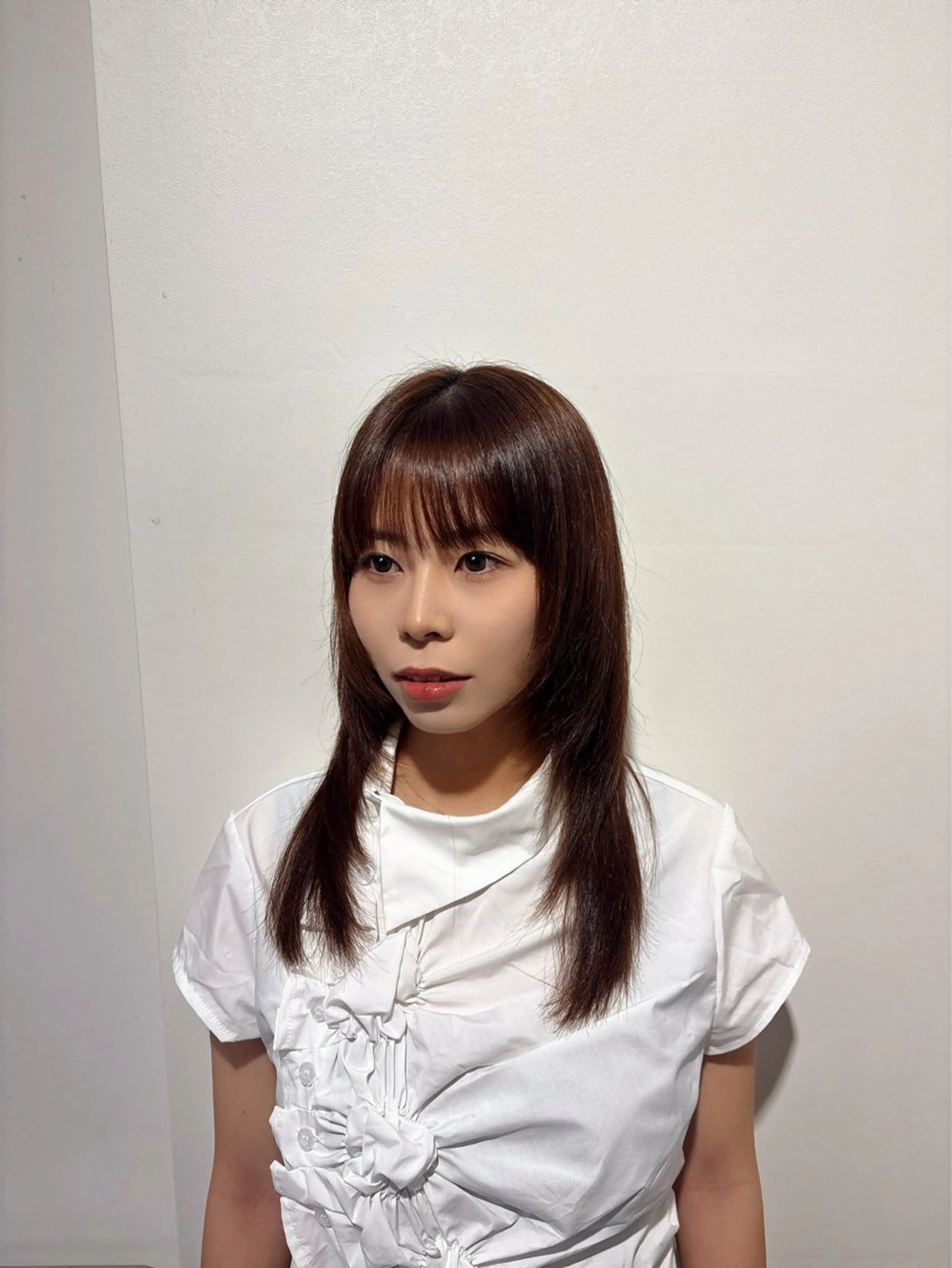 セミロング 江副 朱星のヘアスタイル