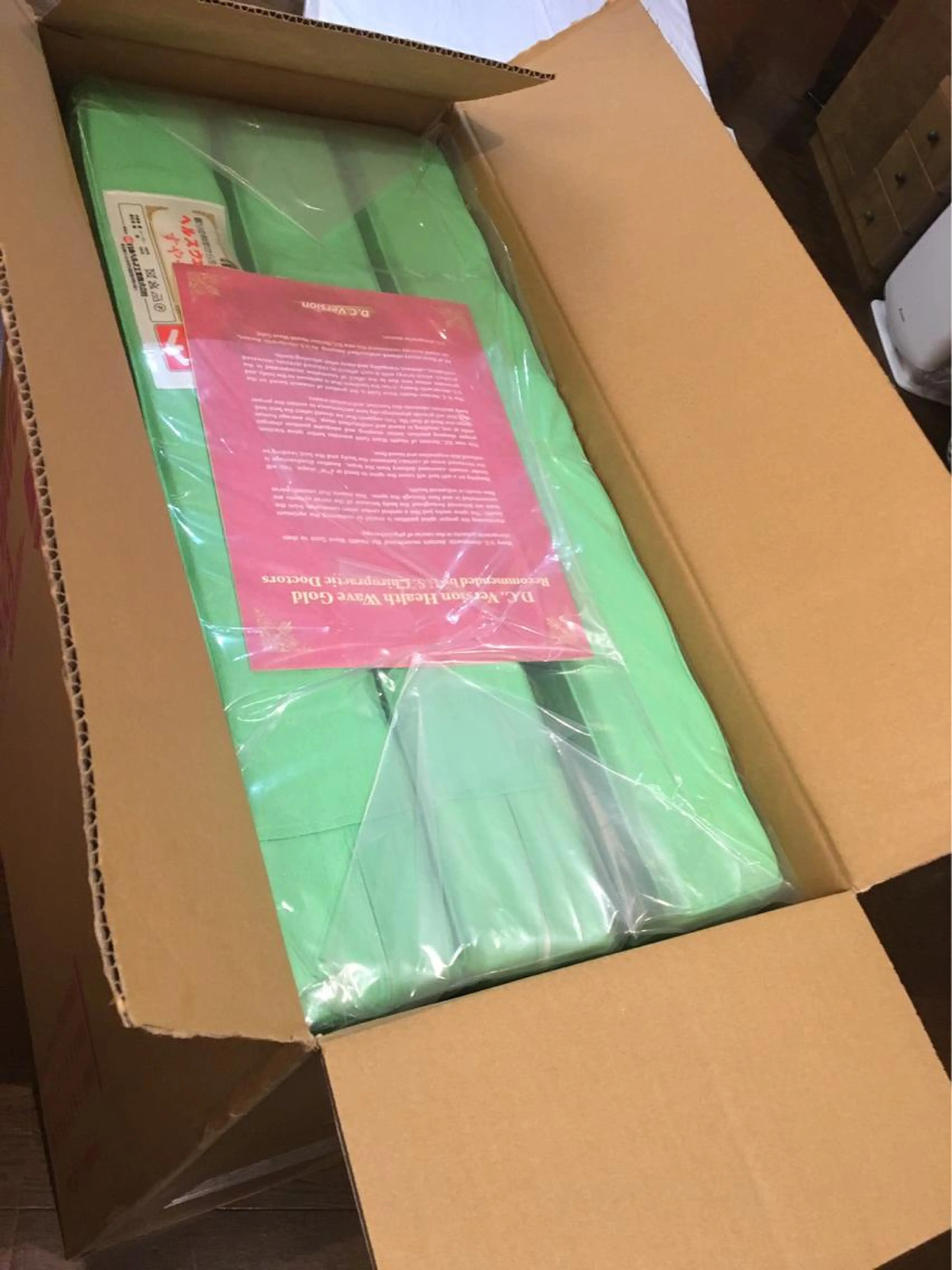 ヘルスウェーブ🌟体験　　　　　　　　　　　　　　　　　椎間板をひらきながら寝てもらい、その後、軽く身体を整えます^_^の写真