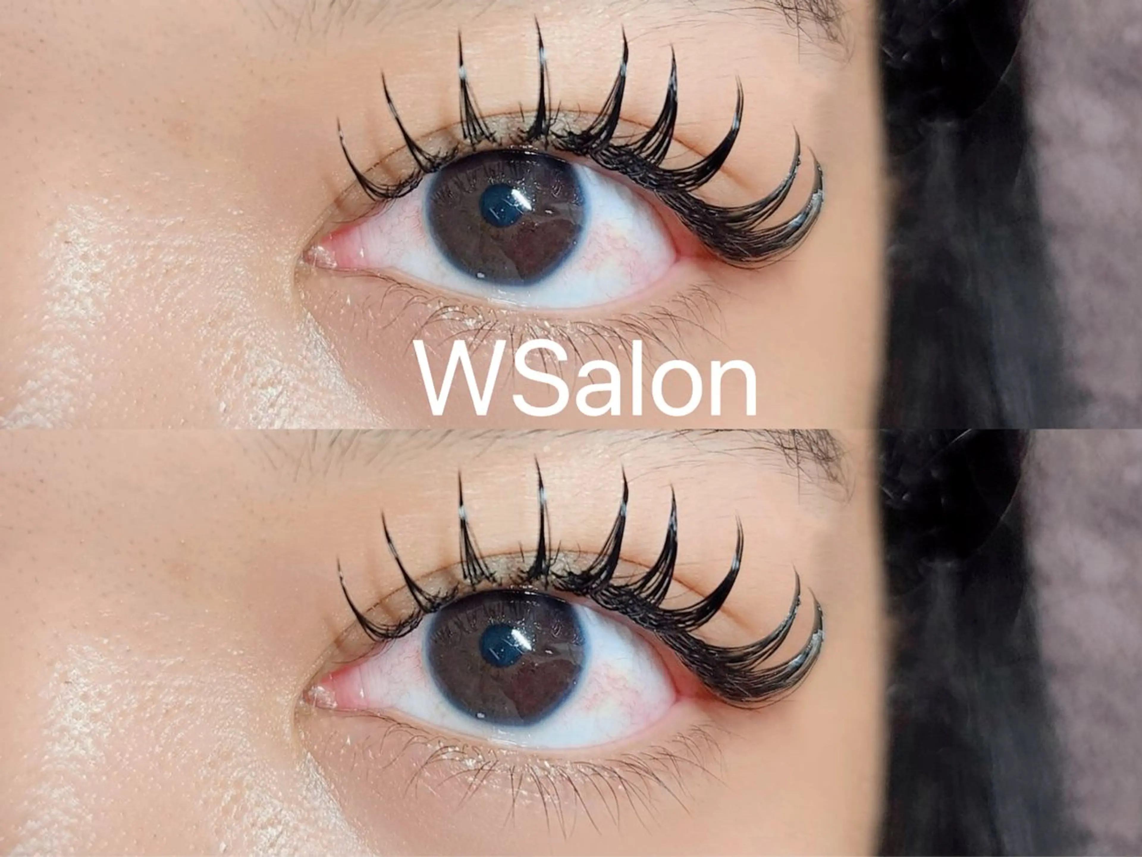 マツエク・マツパ フラットラッシュ W Salon アイラッシュのマツエク・マツパデザイン