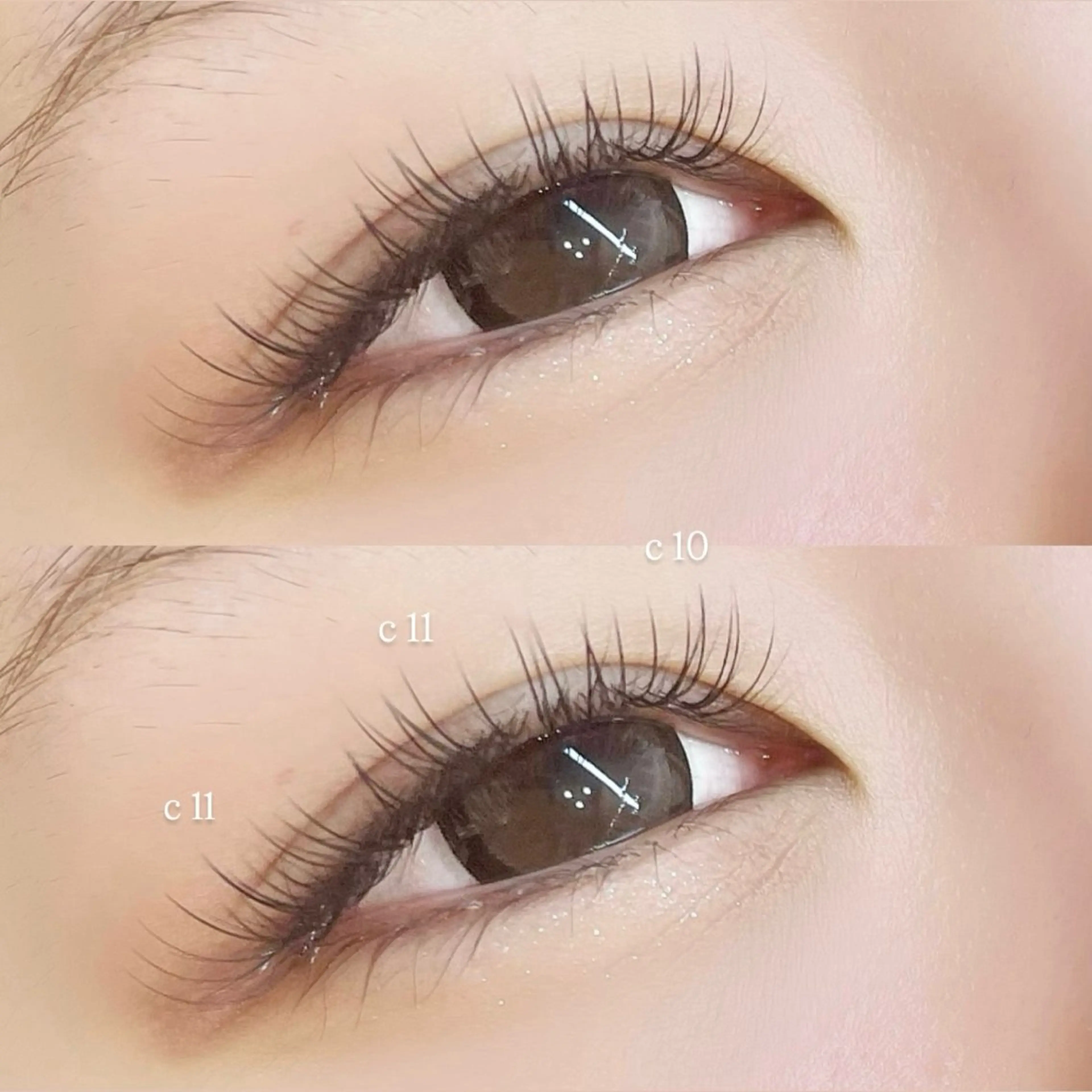 マツエク・マツパ フラットラッシュ Lumina yutoriのマツエク・マツパデザイン