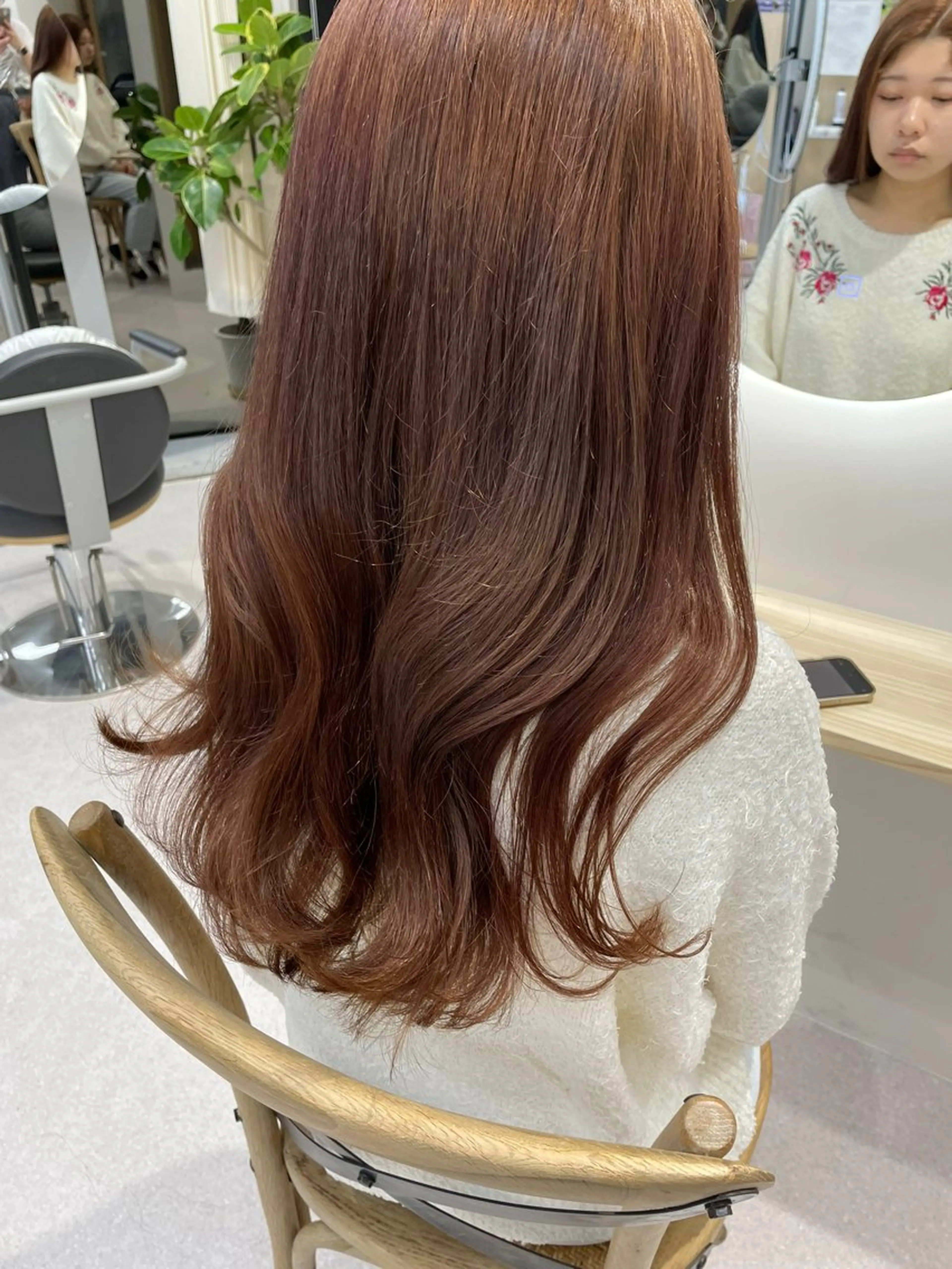 ロング カラー ヘアカラー トリートメント 透明感カラー 🩰あさのヘアスタイル