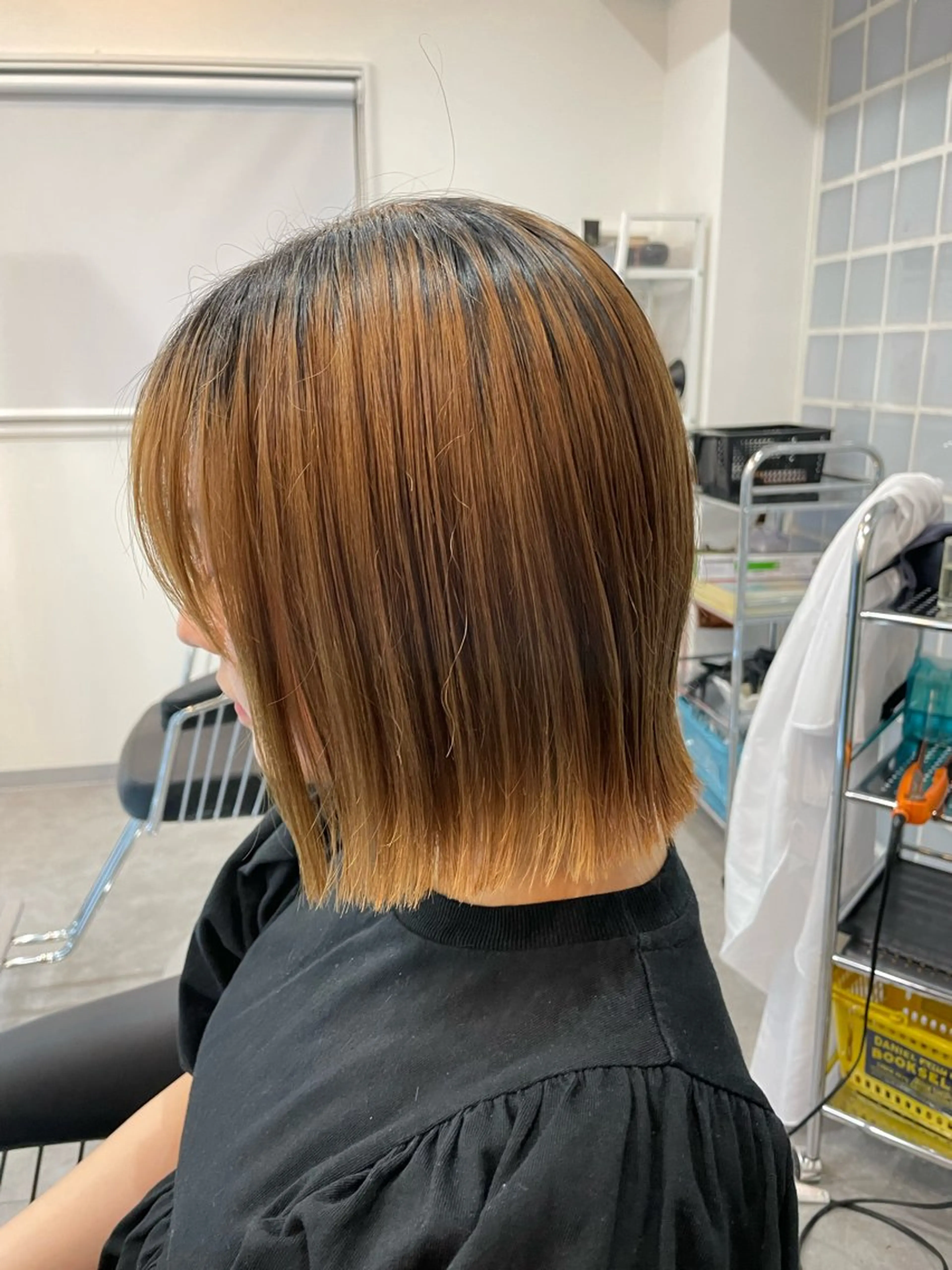 ミディアム ボブ ARARE HAIR みゆきのヘアスタイル