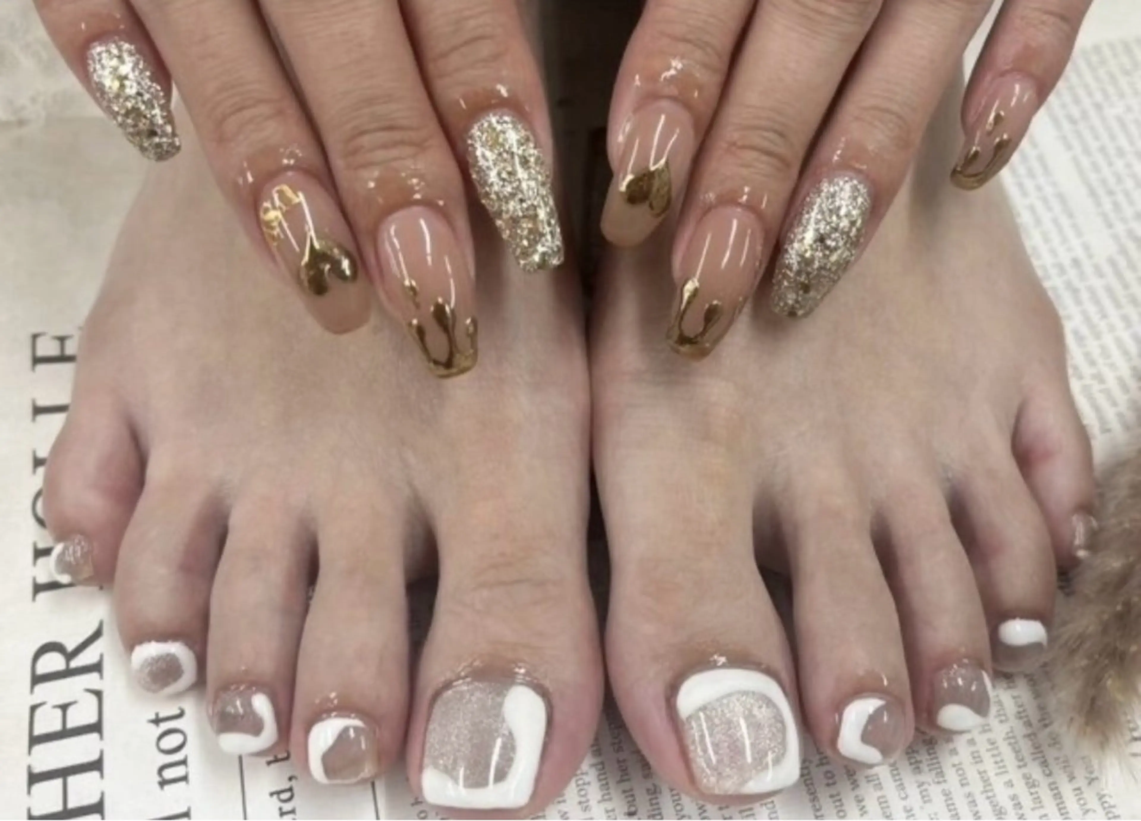 ★1ヶ月限定OPEN 価格★【ハンド＋フットやり放題】時間内組み合わせ自由♪120min ￥18000→半額¥9000の写真