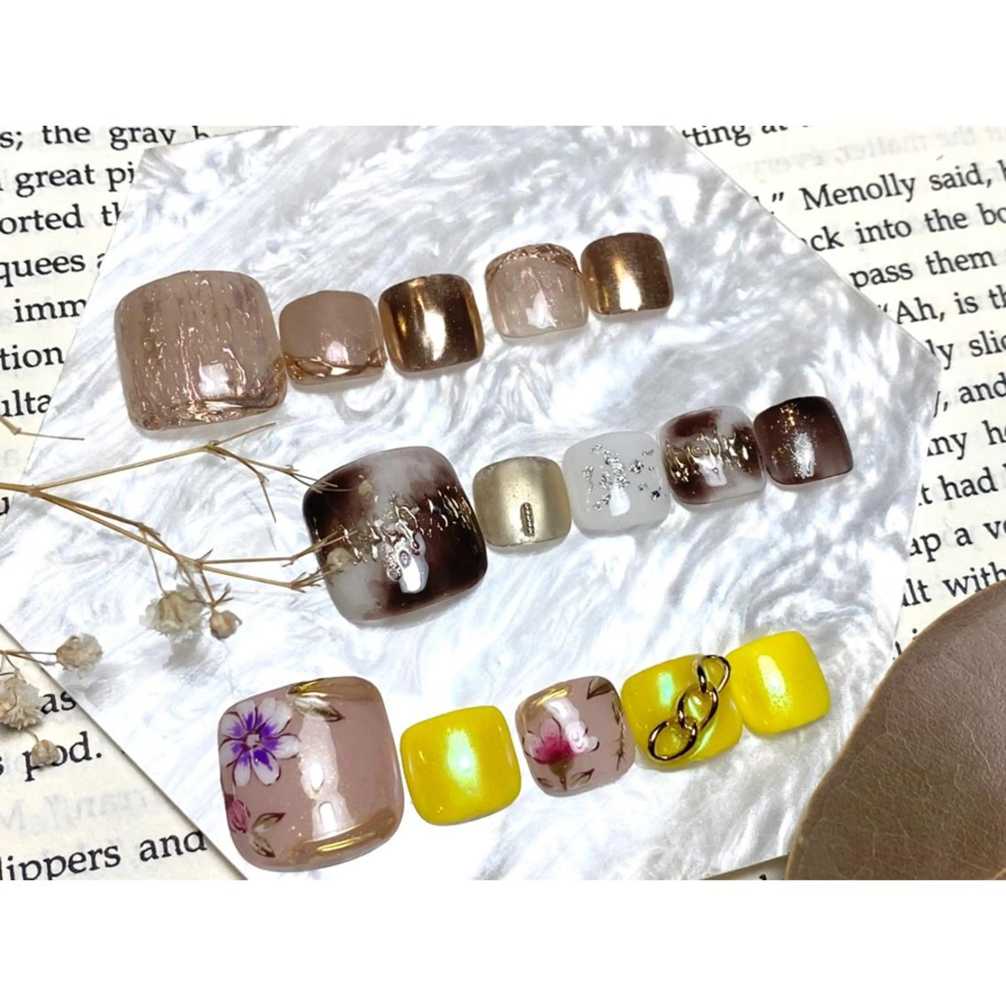 ネイル フットネイル nailsalon mur.のネイルデザイン