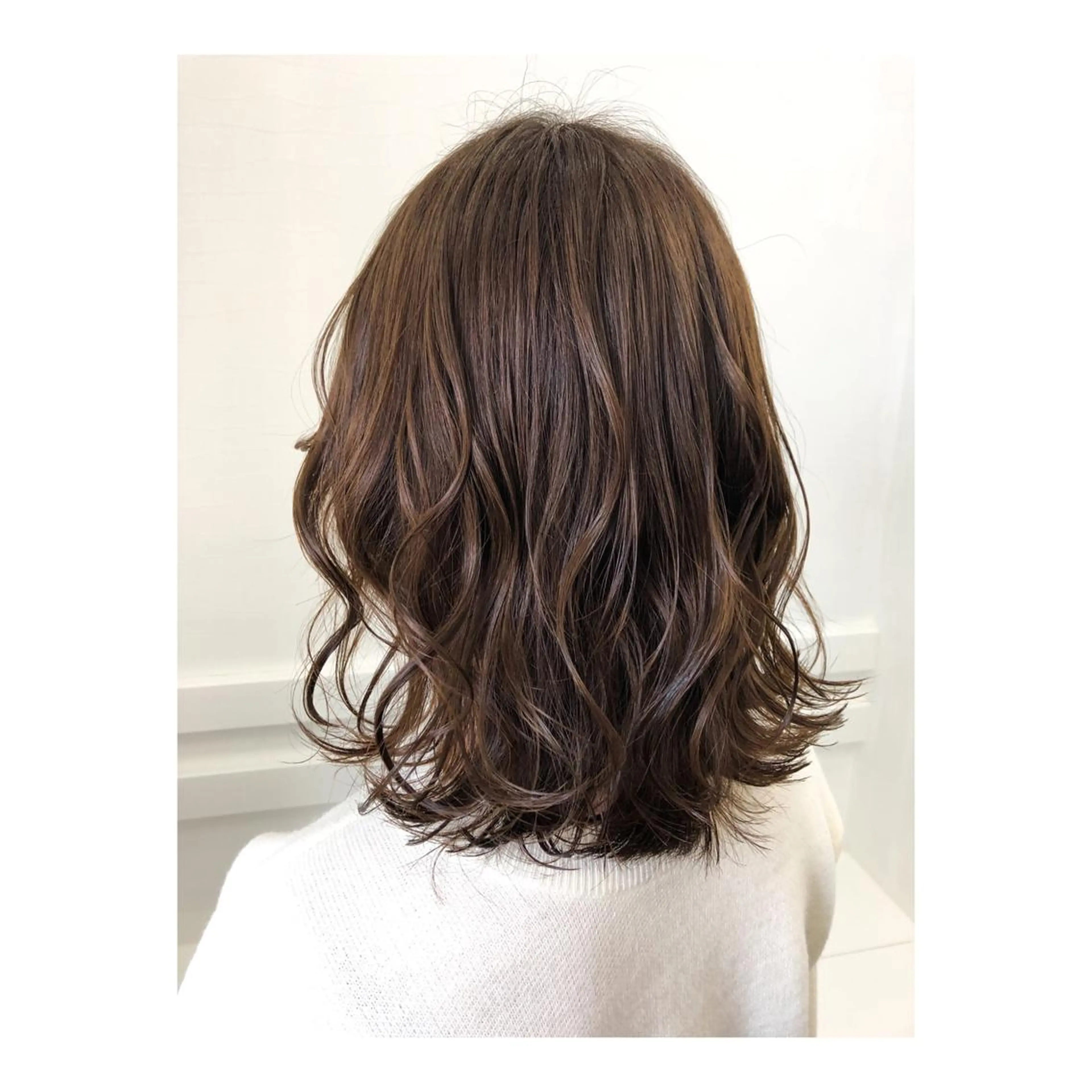 ミディアム カラー YUIMARL なつきのヘアスタイル