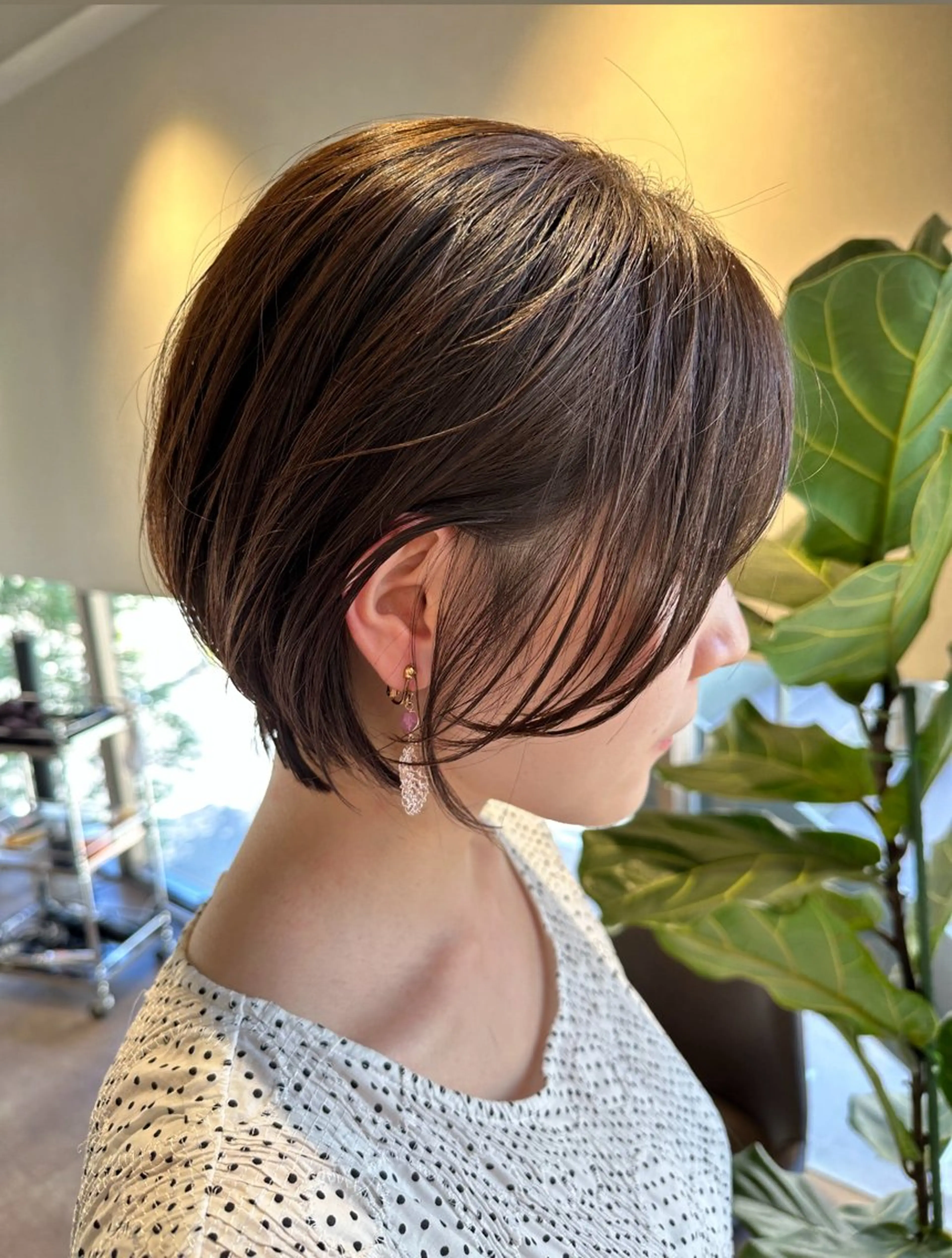 ショート カラー ショートヘア 縮毛矯正 酸性ストレート カット ヘアカラー 縮毛矯正 韓国風/オシャレ /縮毛矯正/滝口琴未のヘアスタイル