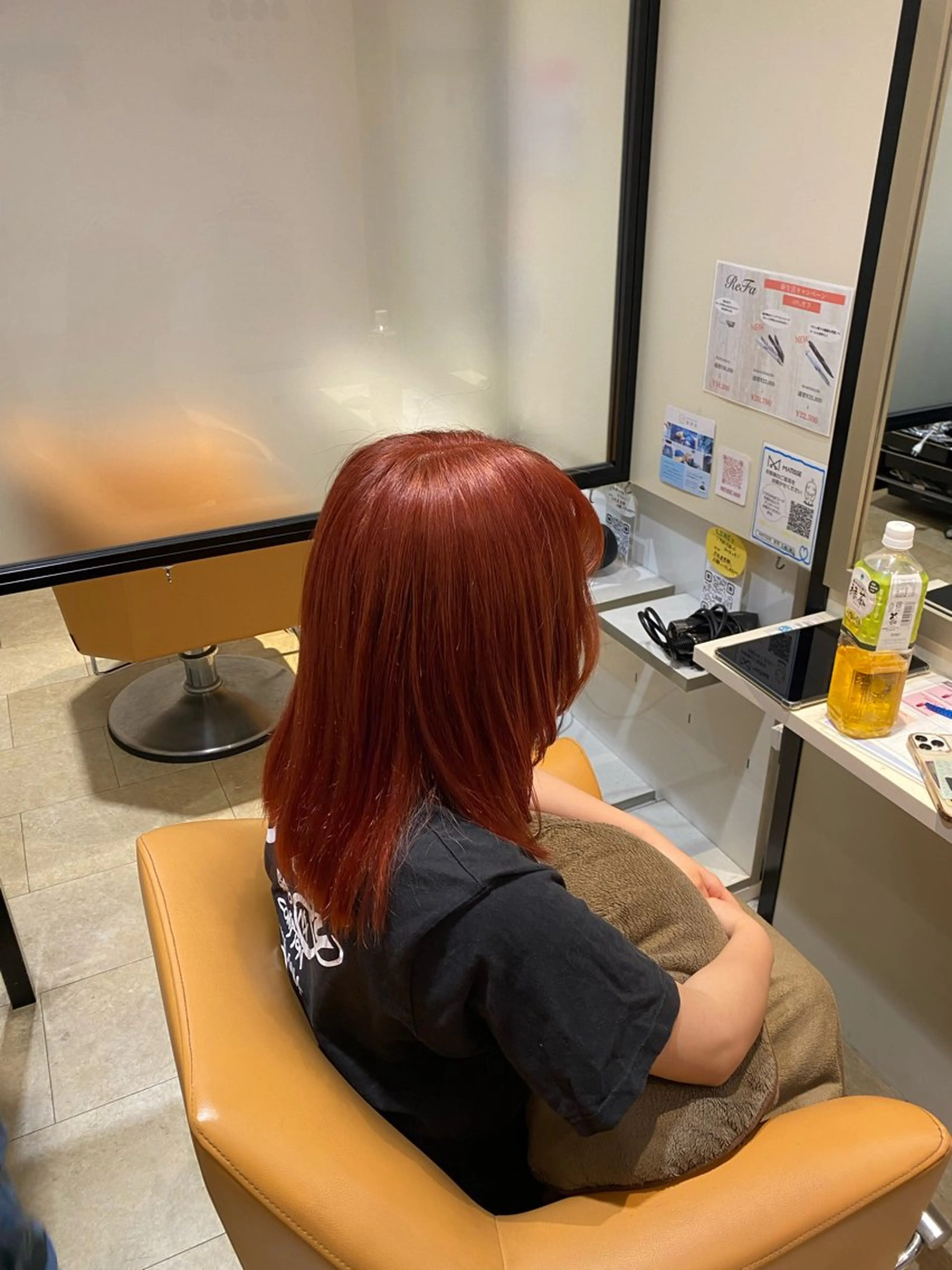 セミロング カラー あいり 福岡美容師のヘアスタイル