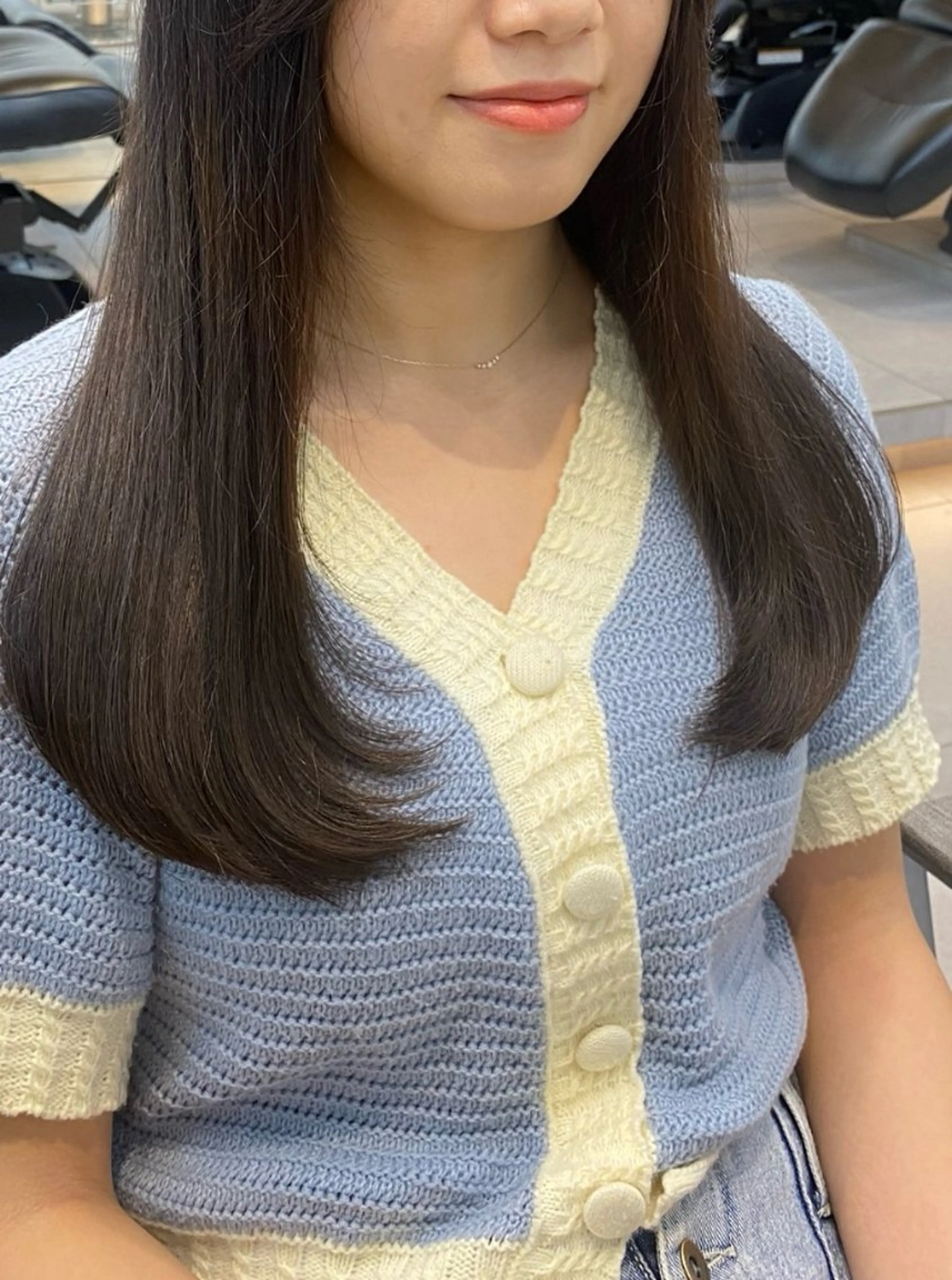 ロング カット nok所属・レイヤー/ベージュ/ どますず🌺のヘアスタイル