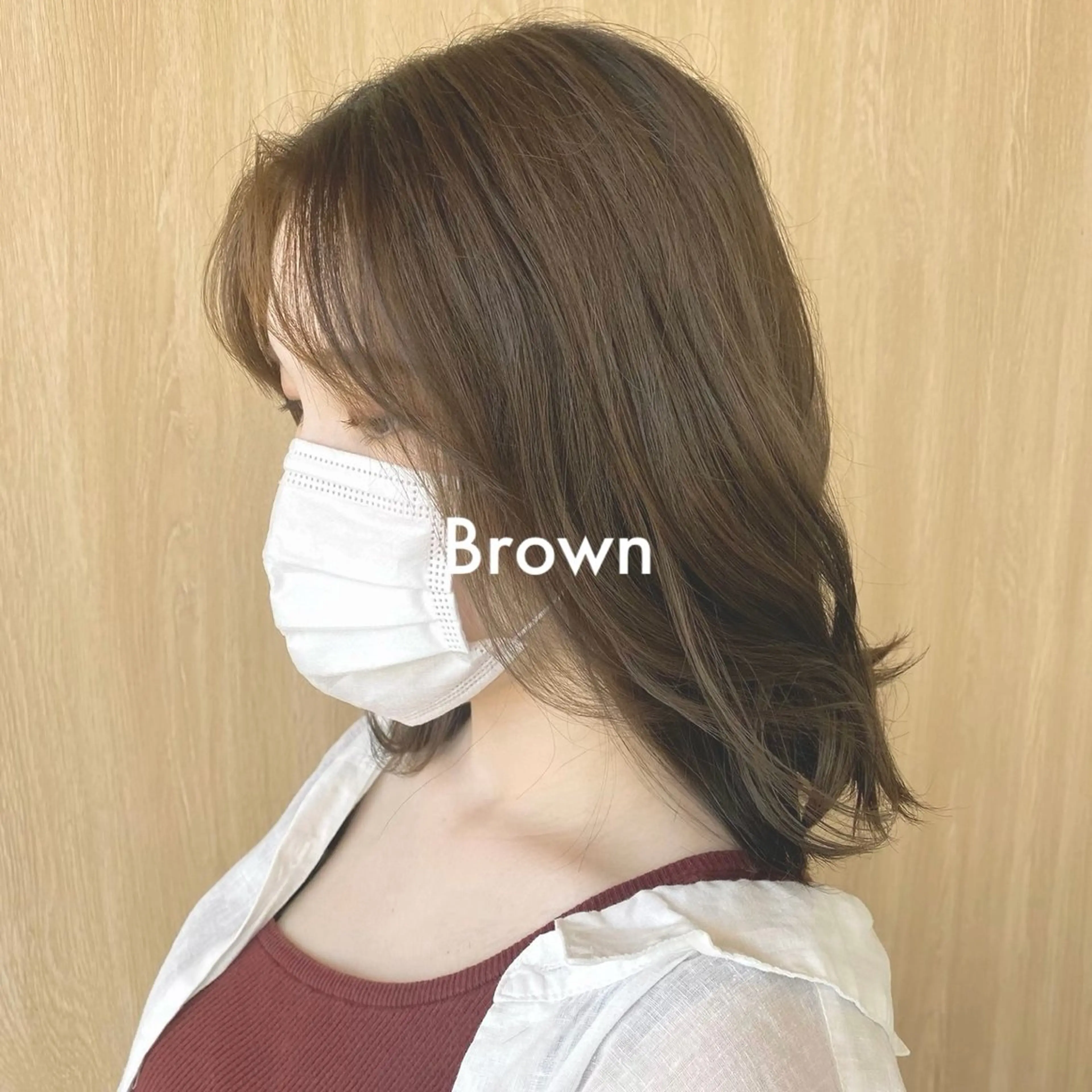 ミディアム カラー カット ヘアカラー トリートメント Eri 🌿透明感・艶カラーのヘアスタイル