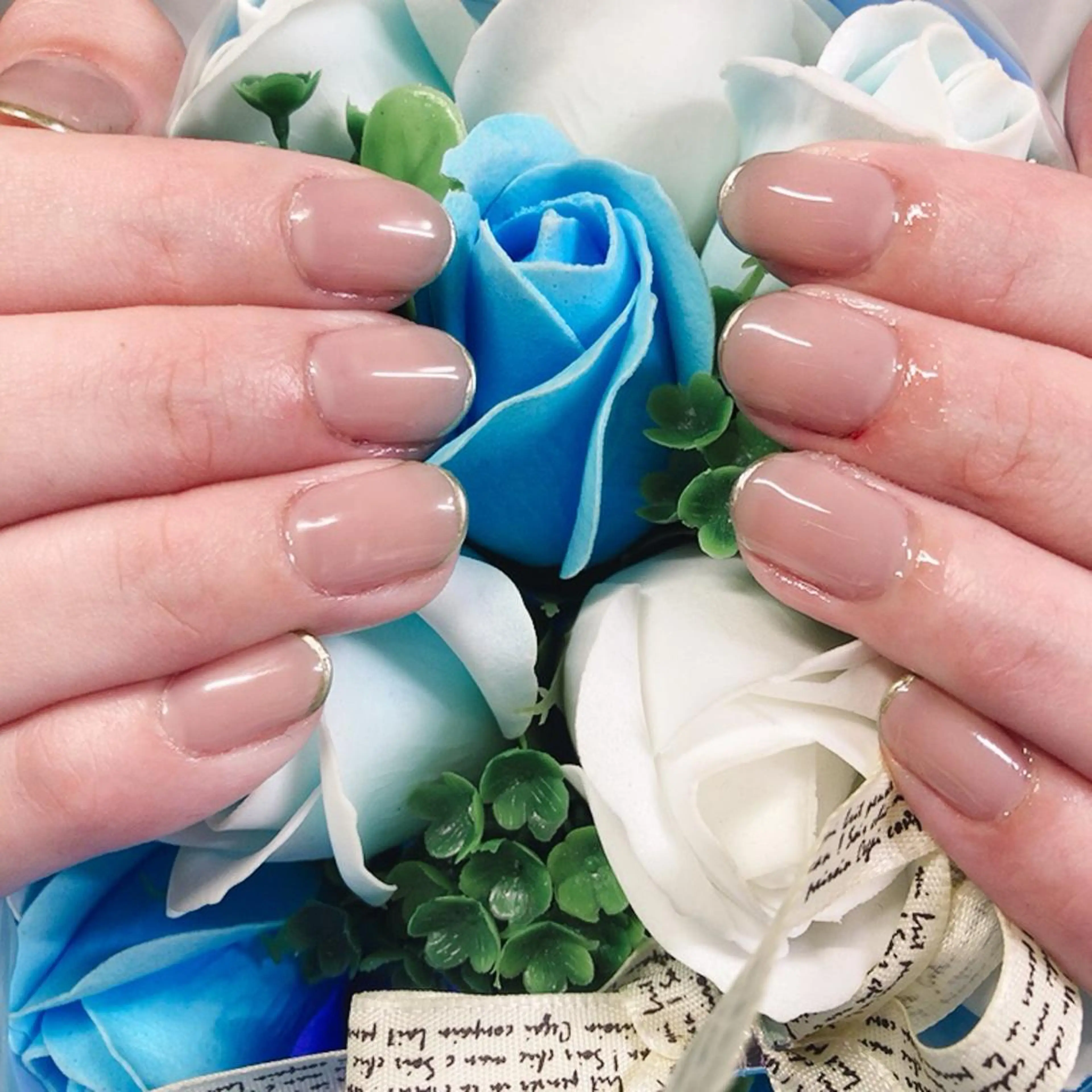 ネイル フレンチネイル 奥園 良恵のネイルデザイン