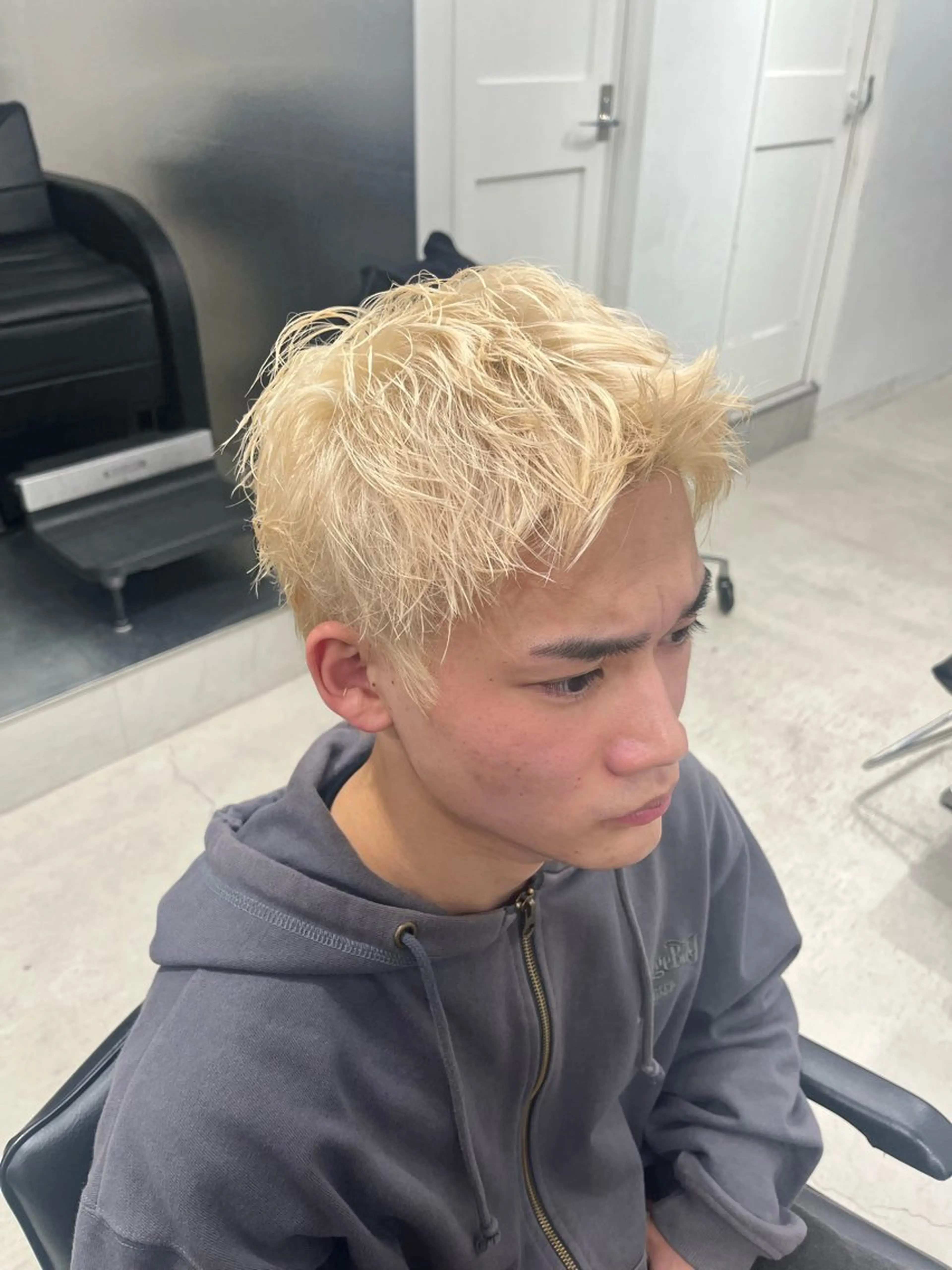 カラー メンズ ヘアカラー 深谷 侑亮のヘアスタイル