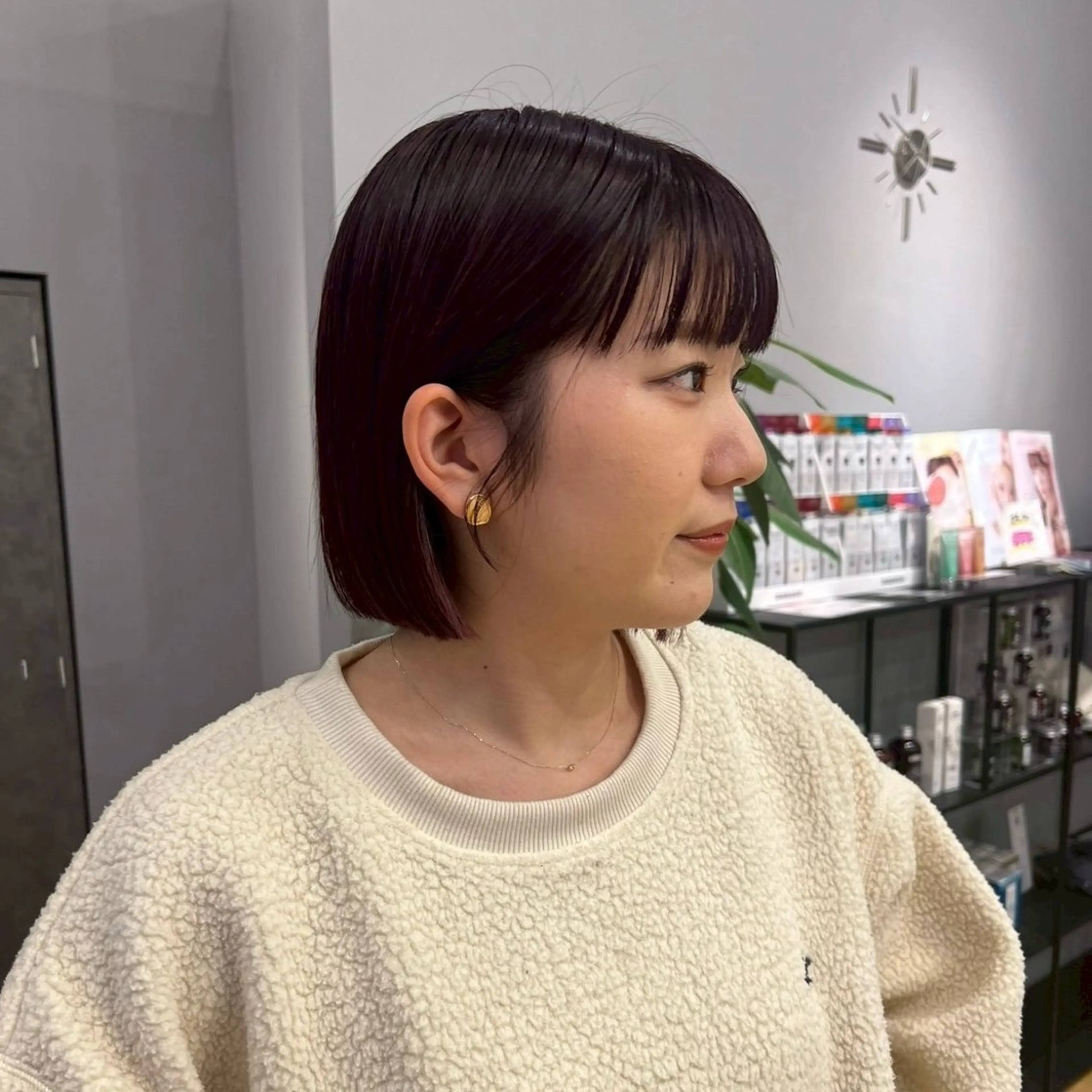 ショート 暖色/ボブ/吉岡美音 GIEN NU茶屋町のヘアスタイル