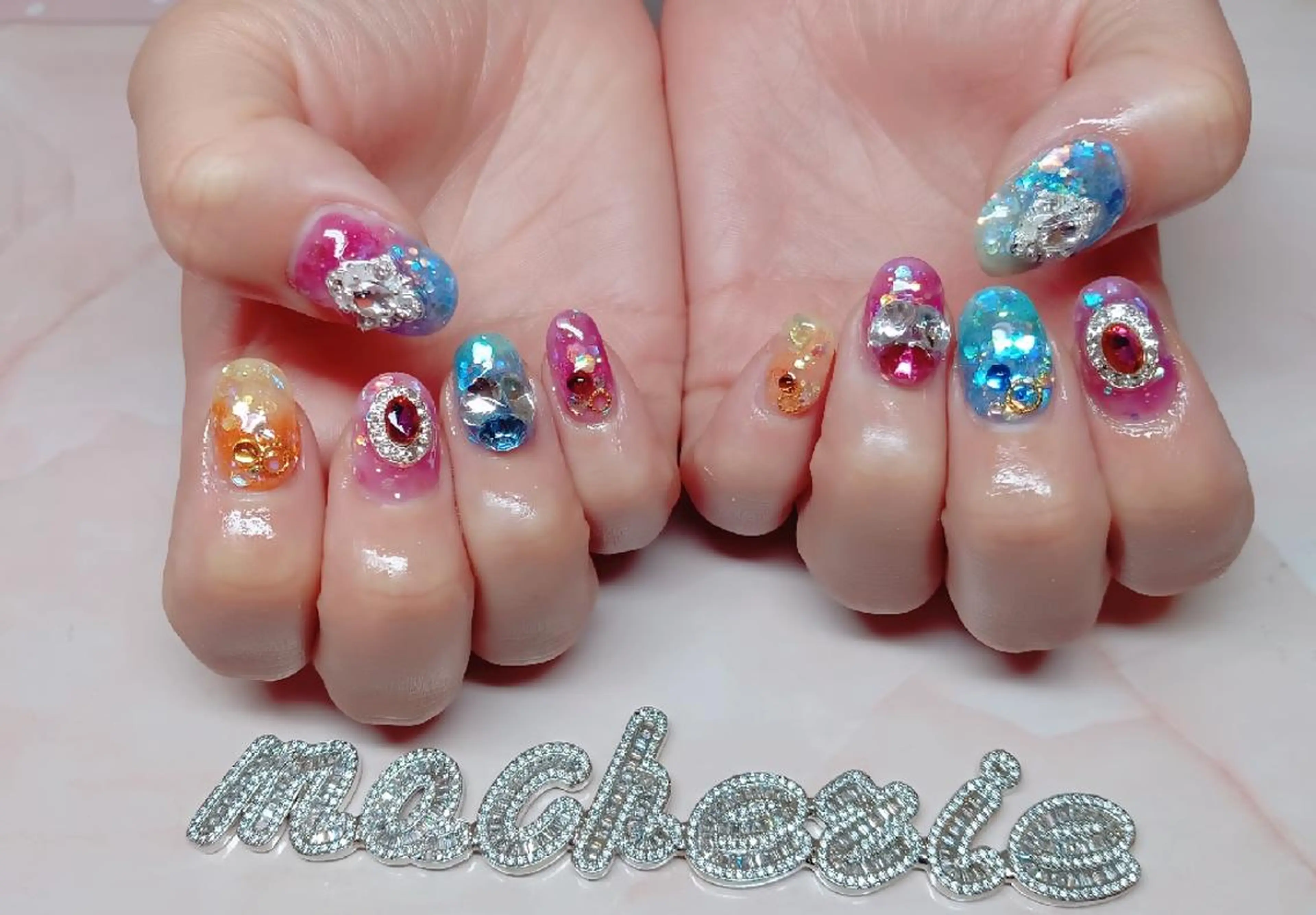 ネイル スカルプネイル ハンドネイル Nail Salon macherieのネイルデザイン
