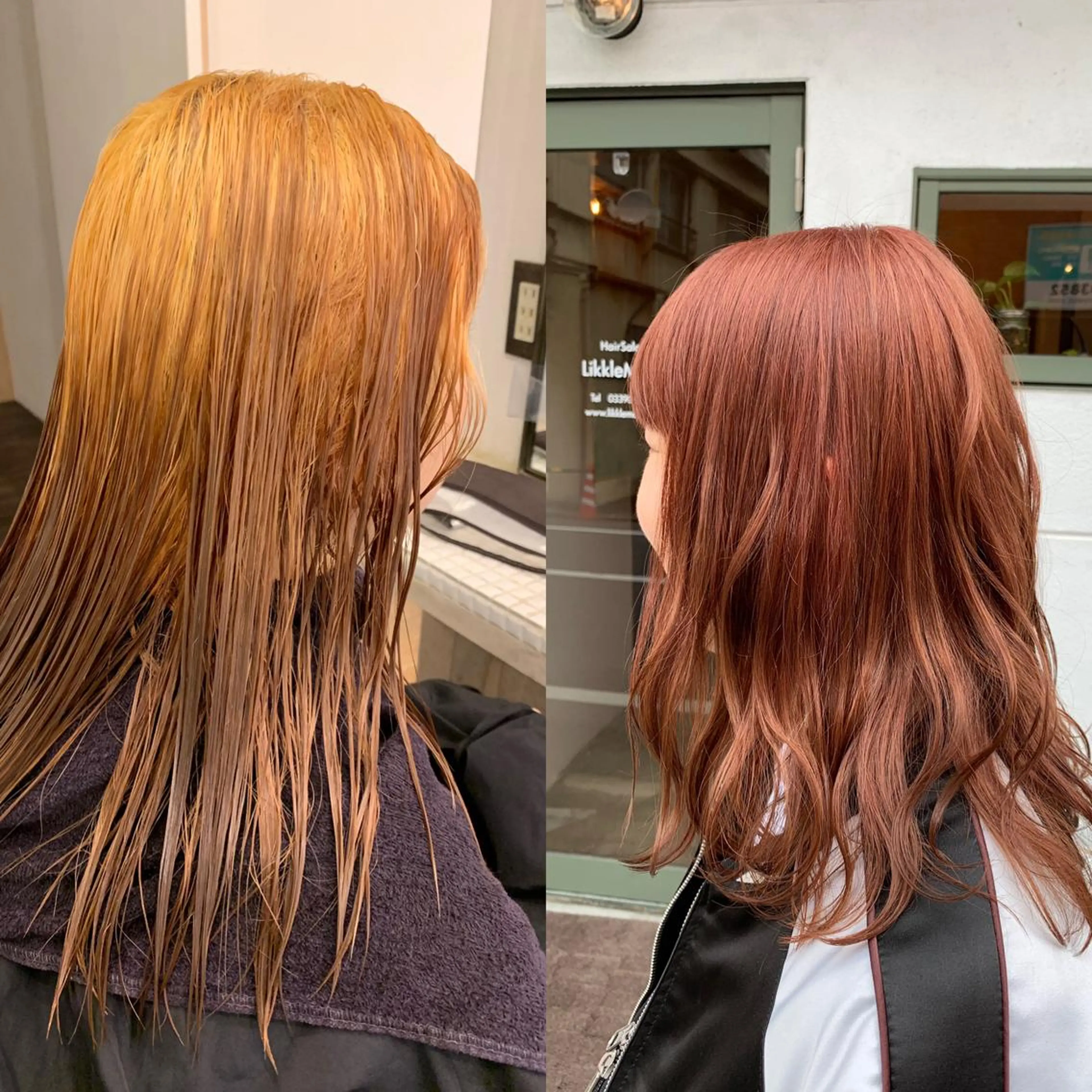 ミディアム カラー オレンジ ヘアカラー Sachiko ❤︎‬Pressのヘアスタイル