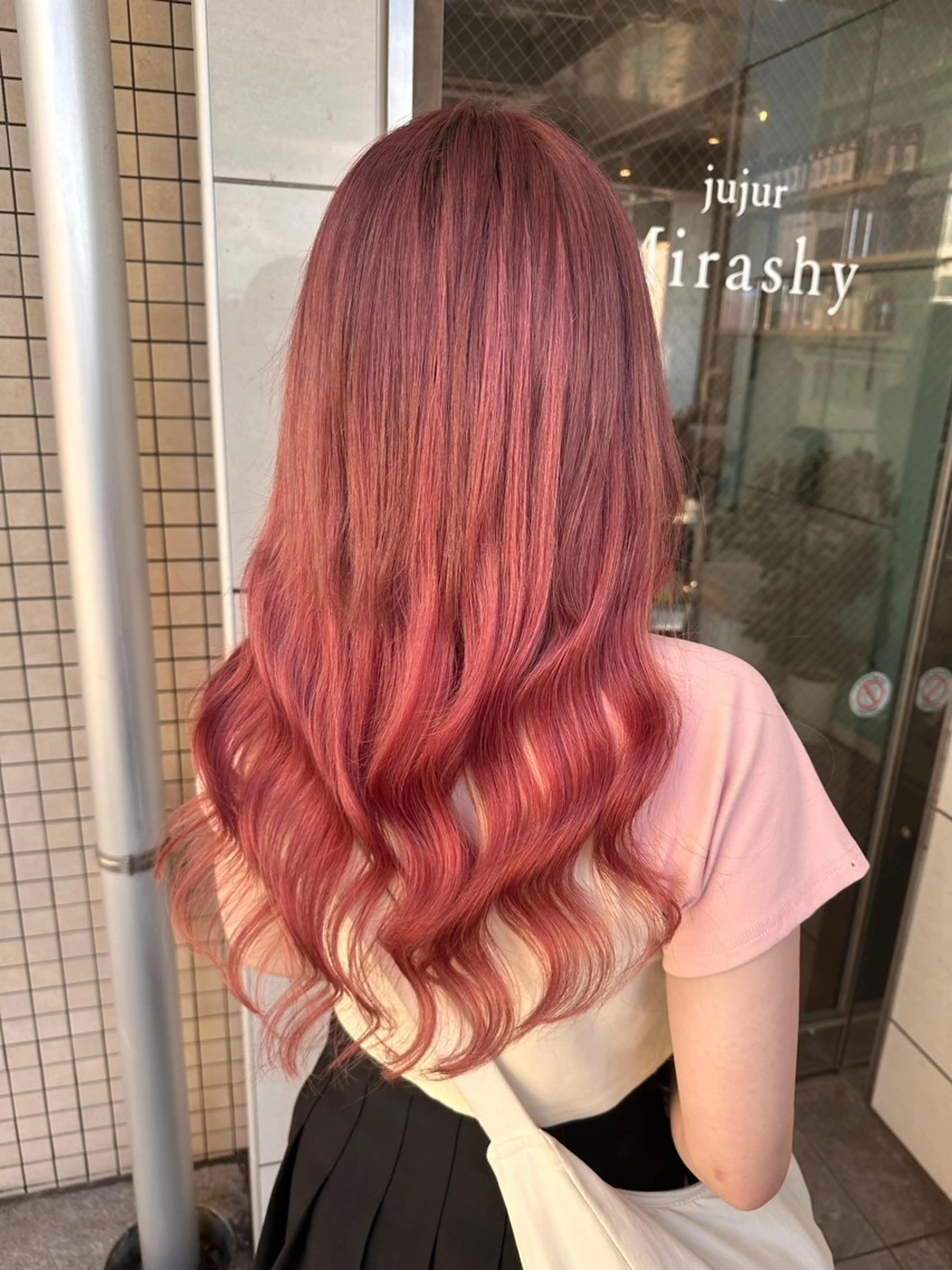 ショート カラー プルエクステ エクステ ヘアカラー エクステ 🧸プルエクステ❤︎ ネイルKAO🧸のヘアスタイル