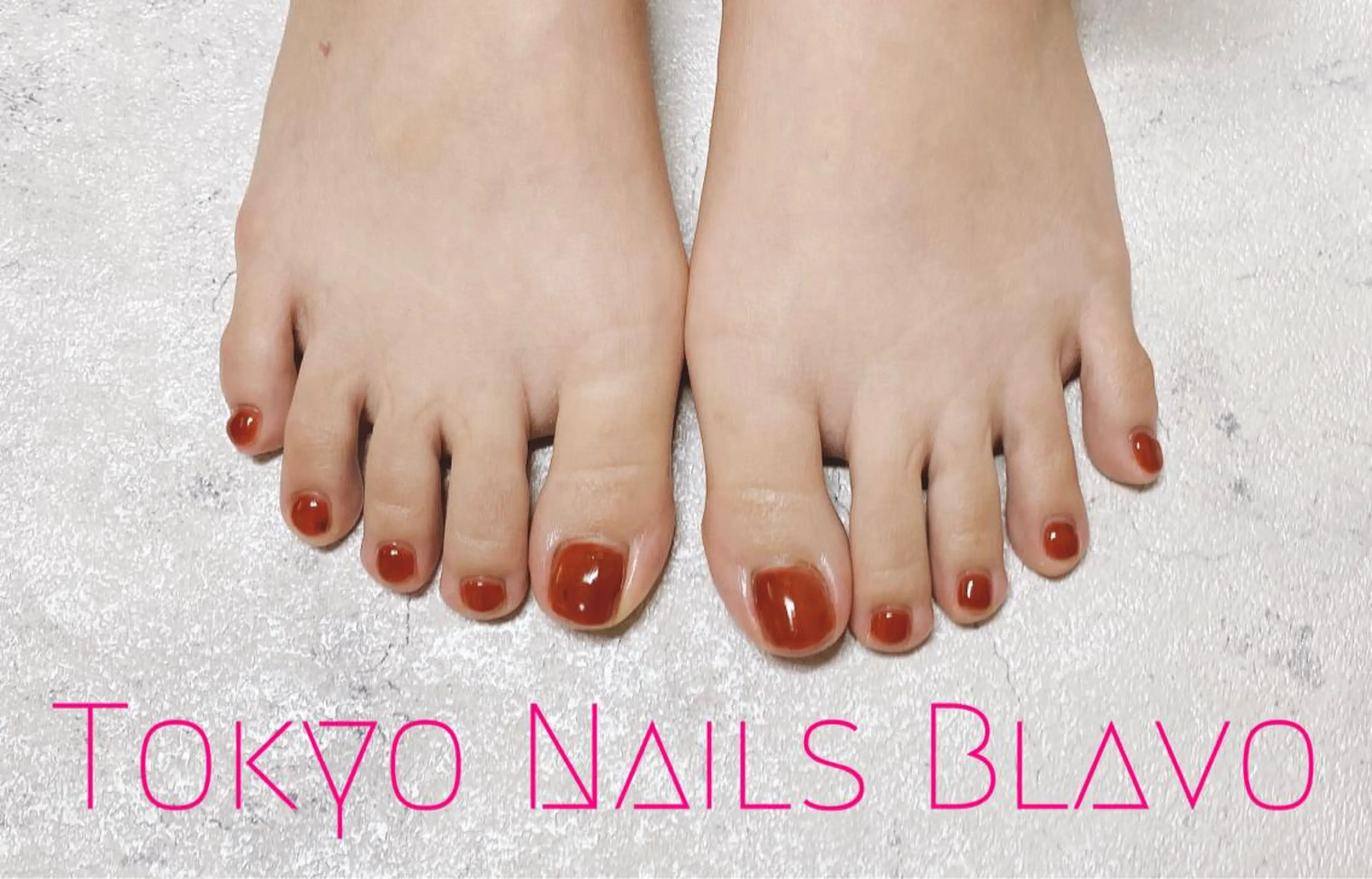 ネイル フットネイル ワンカラーネイル T.N.B 山本陽子のネイルデザイン