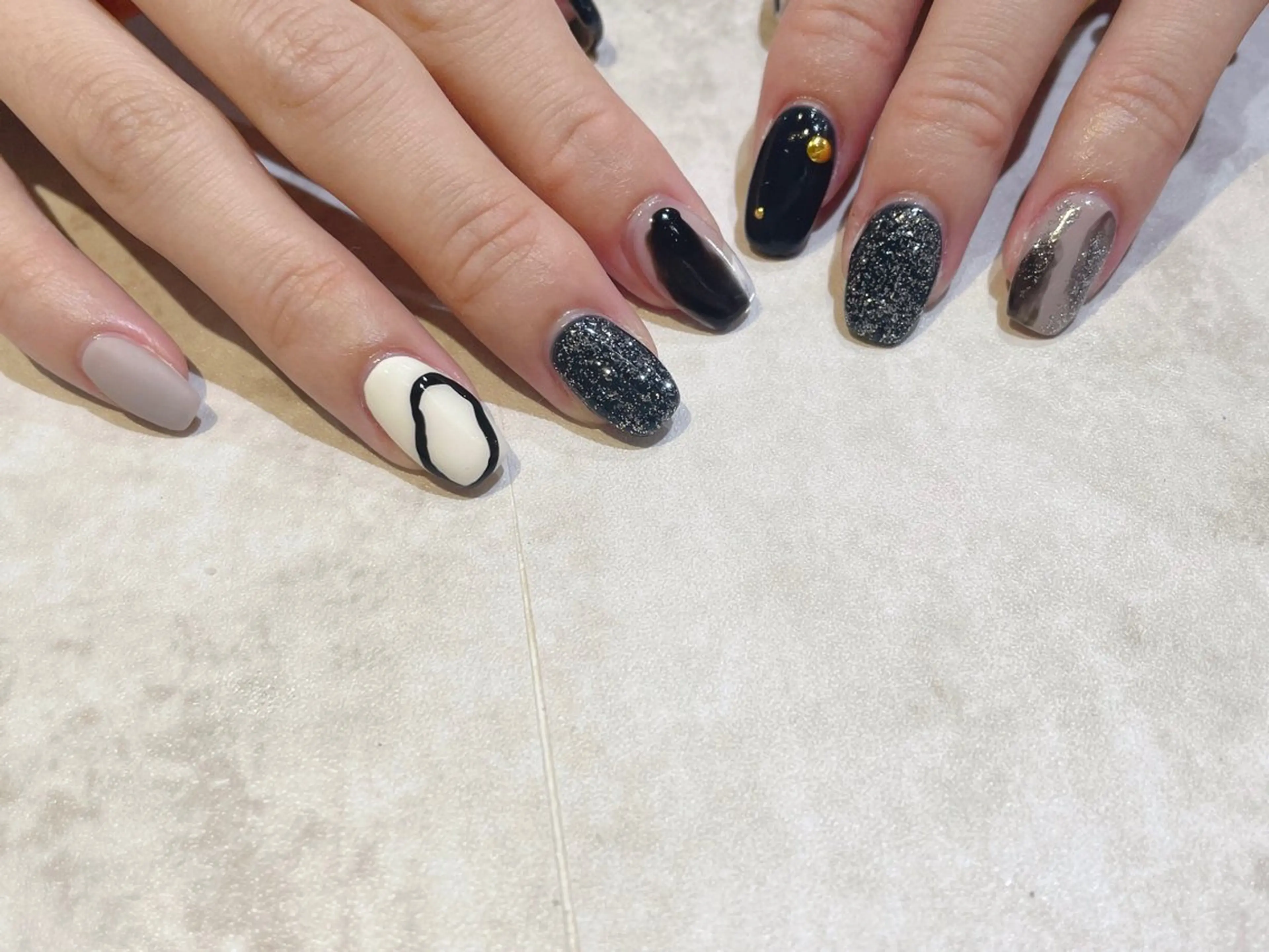 ネイル 舞田 苑香のネイルデザイン