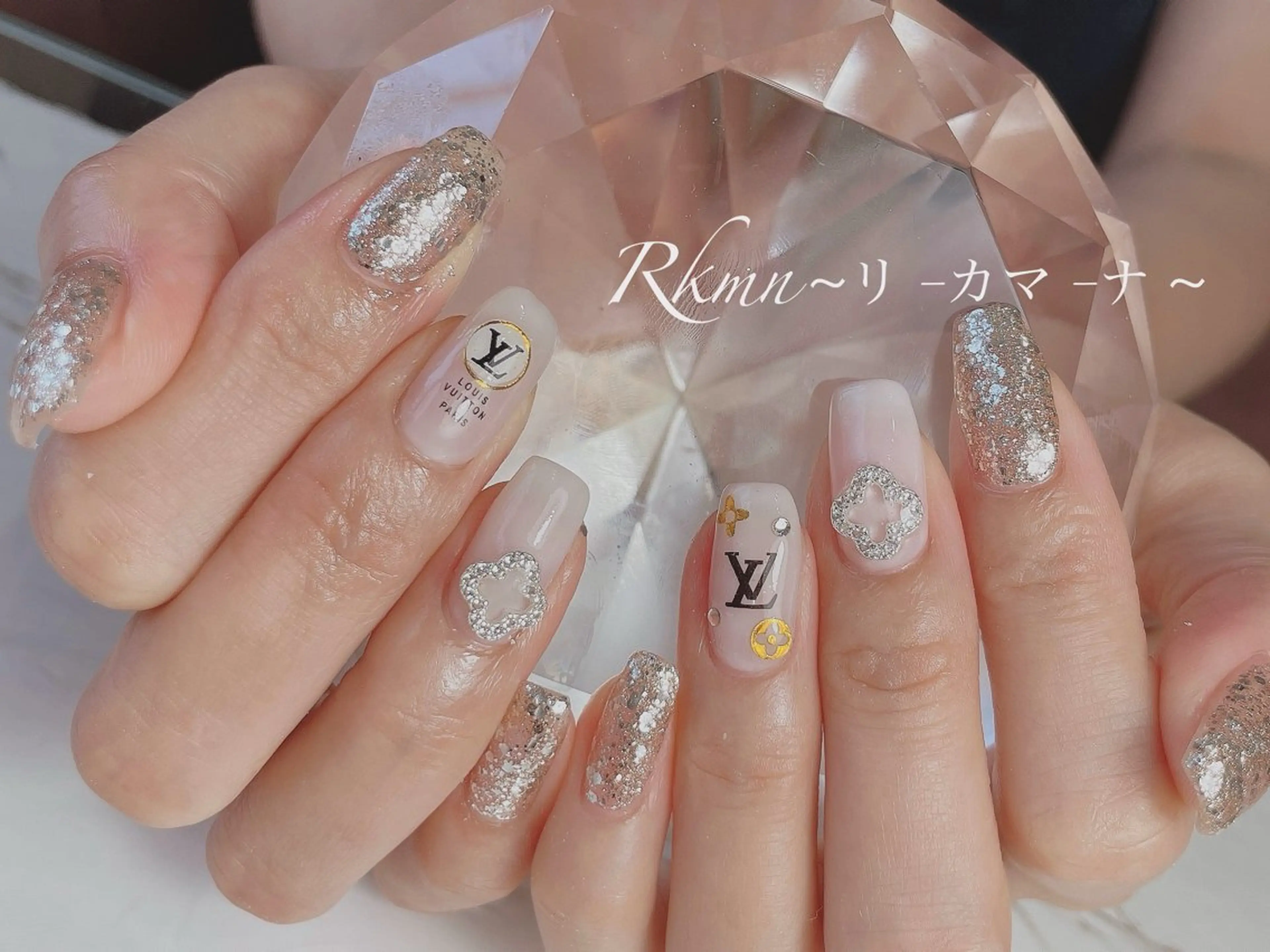 ネイル アートネイル 春ネイル ハンドネイル フットネイル ハンドケア Rkmn ~リ-カマ-ナ~のネイルデザイン