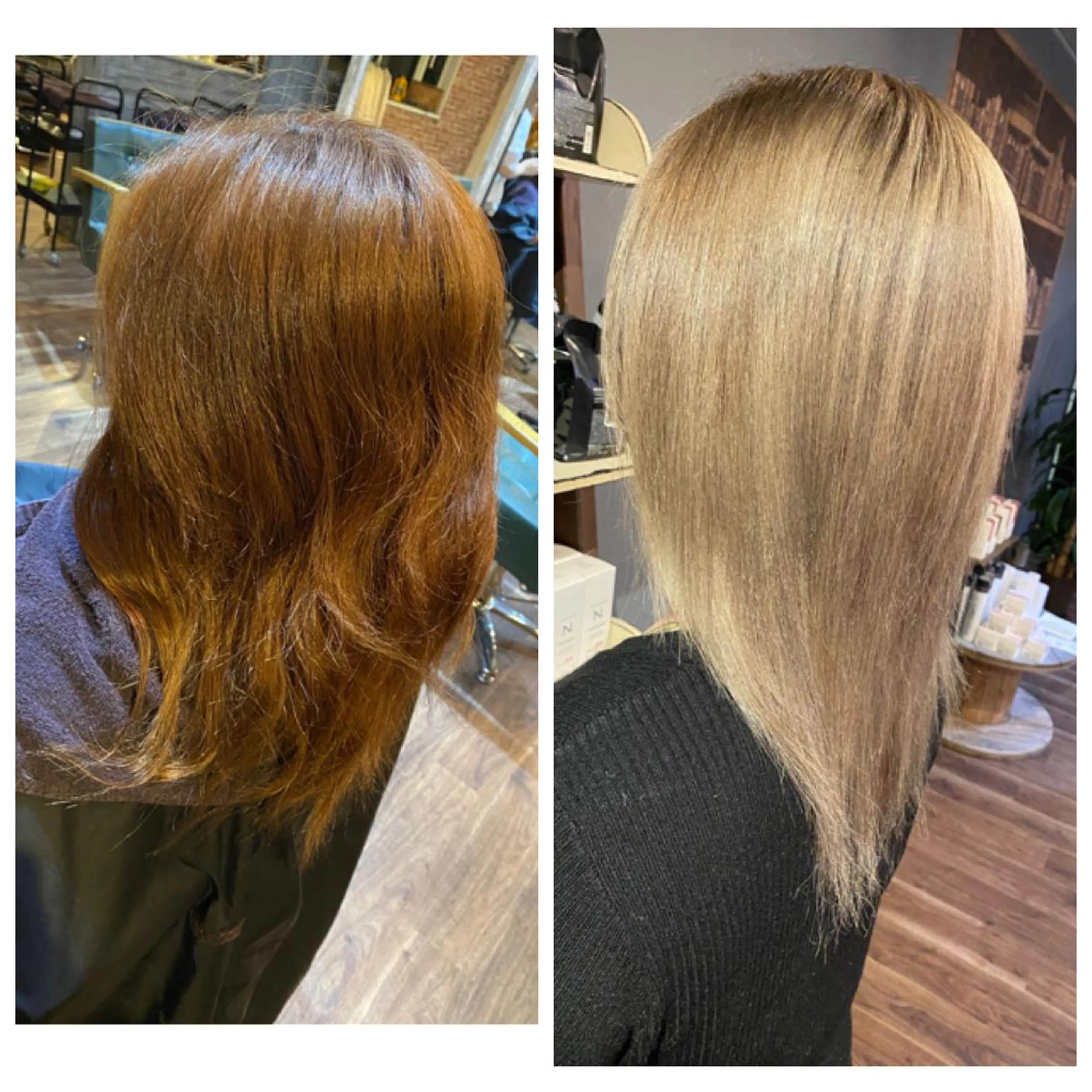 セミロング カラー ベージュカラー ブリーチ ハイライト/インナー /ブリーチ/レイヤーのヘアスタイル