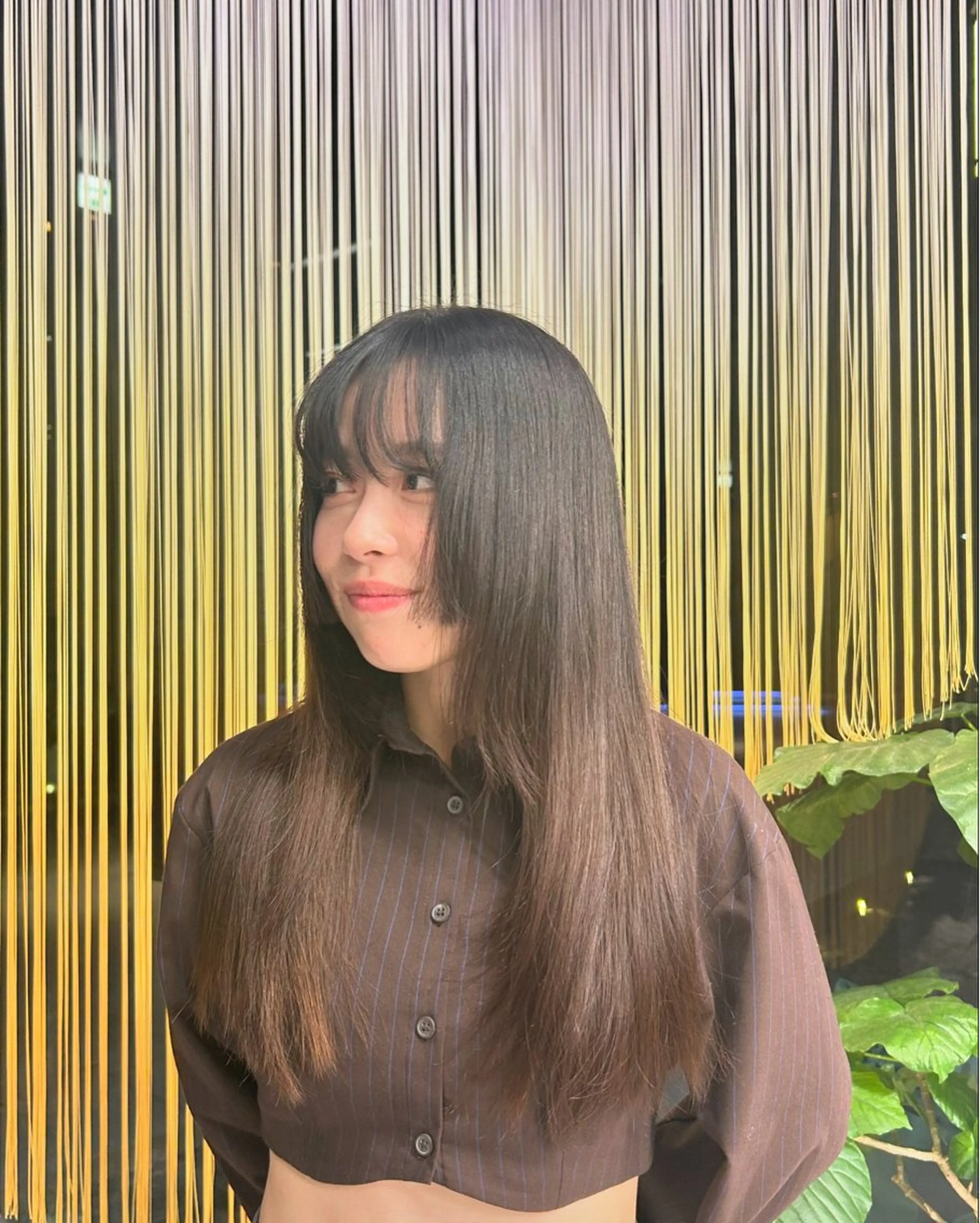 カラー 花井輝 ボブ/ハイトーンのヘアスタイル