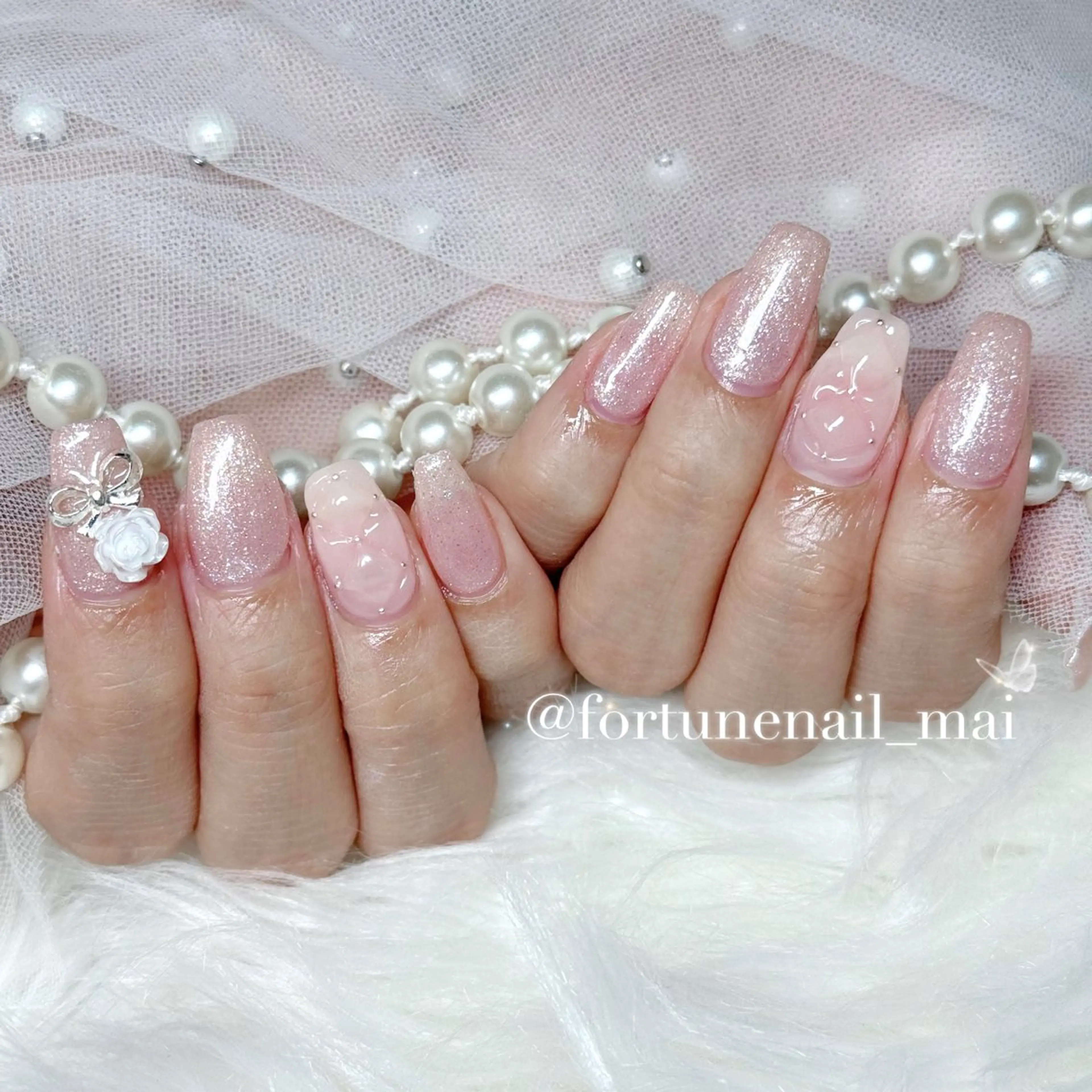 ネイル ハンドネイル 🎀Mai 🎀1/21✩.*˚のネイルデザイン