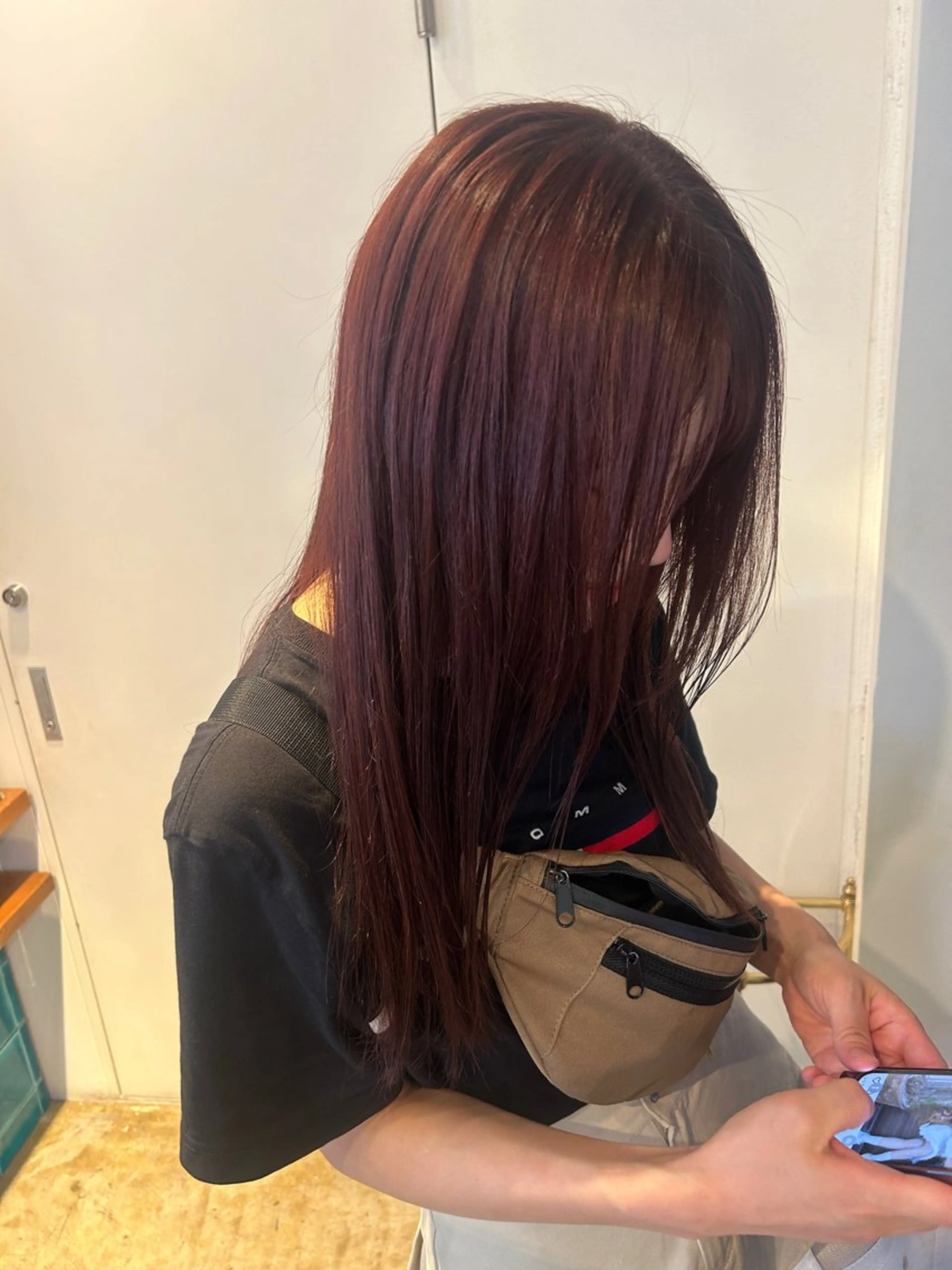 セミロング カラー カット ヘアカラー トリートメント ナチュラル大人っぽい スタイル　MAORIのヘアスタイル