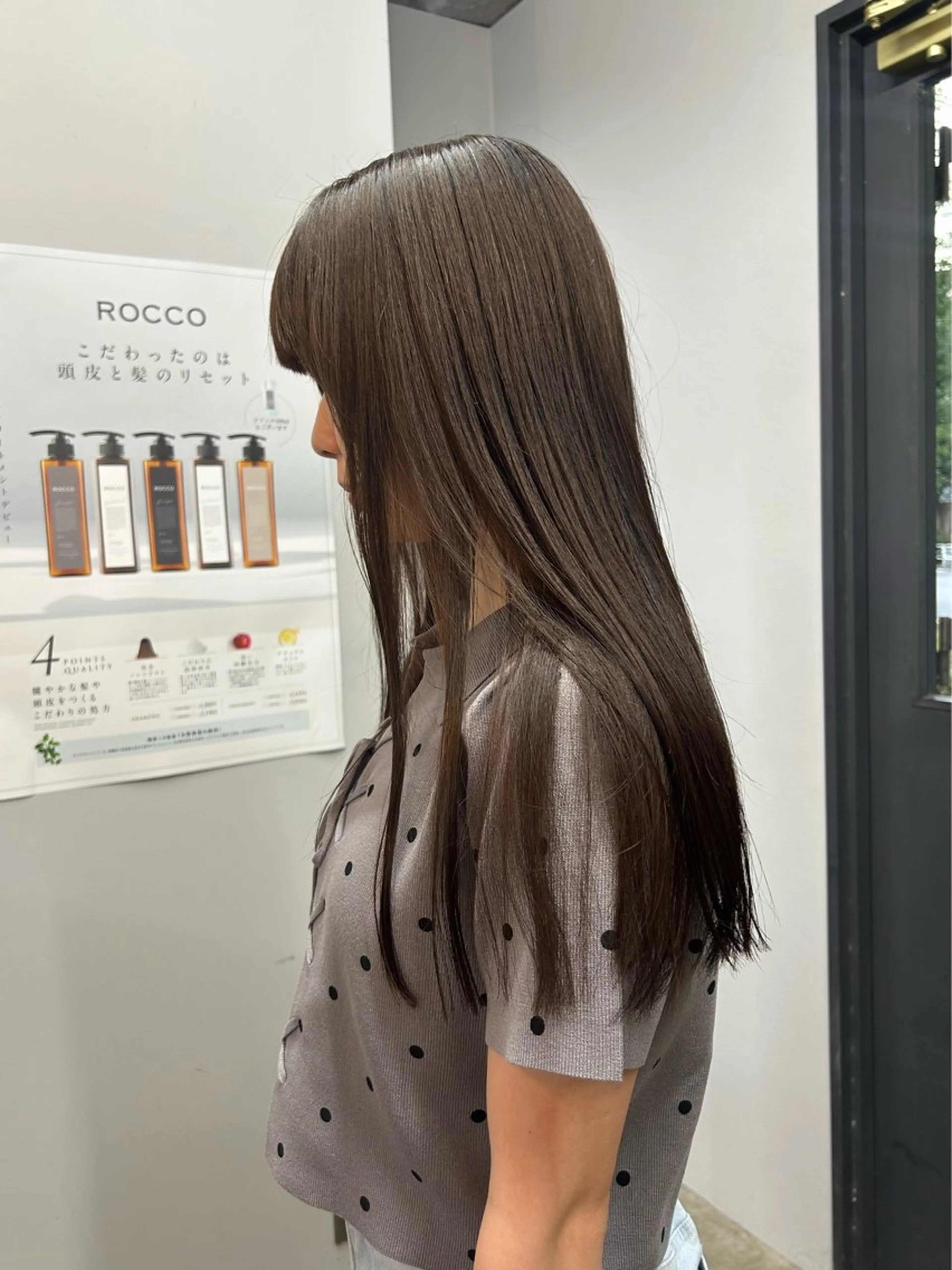 セミロング カラー カット ヘアカラー トリートメント ROCCOeast Rukaのヘアスタイル