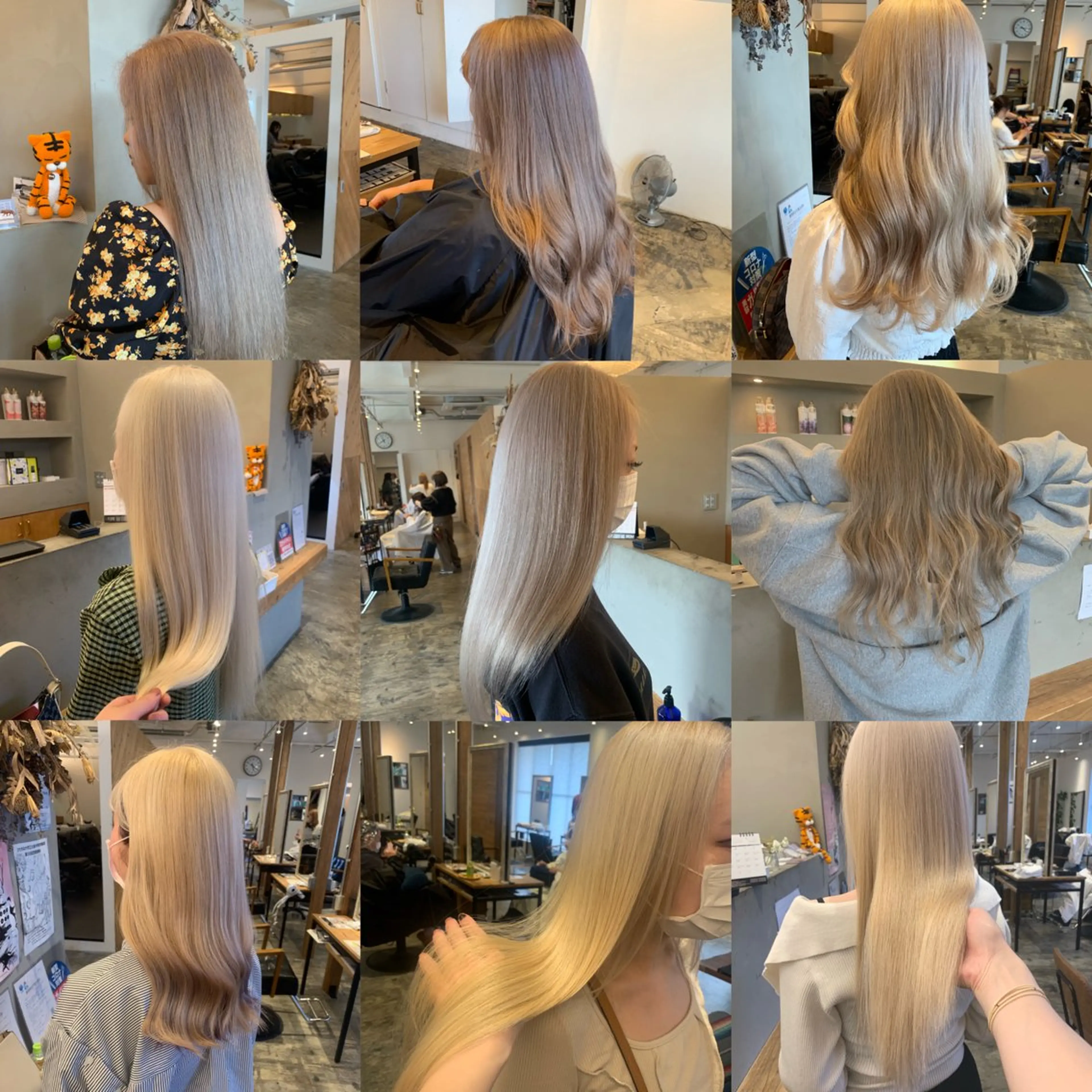 ロング ヘアカラー ハイトーン職人💗 松本輝美のヘアスタイル