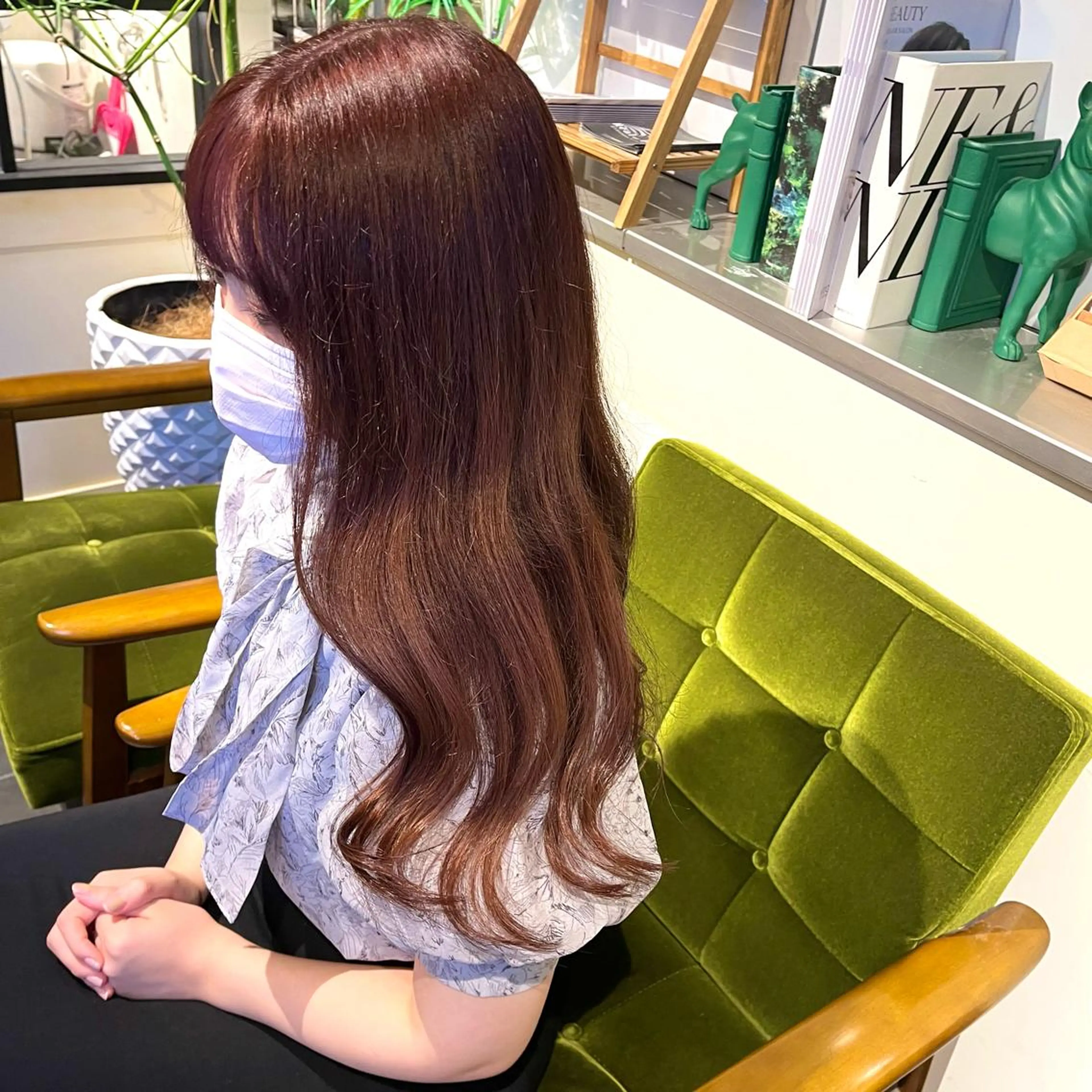 ロング ヘアカラー 美奈 🫧のヘアスタイル