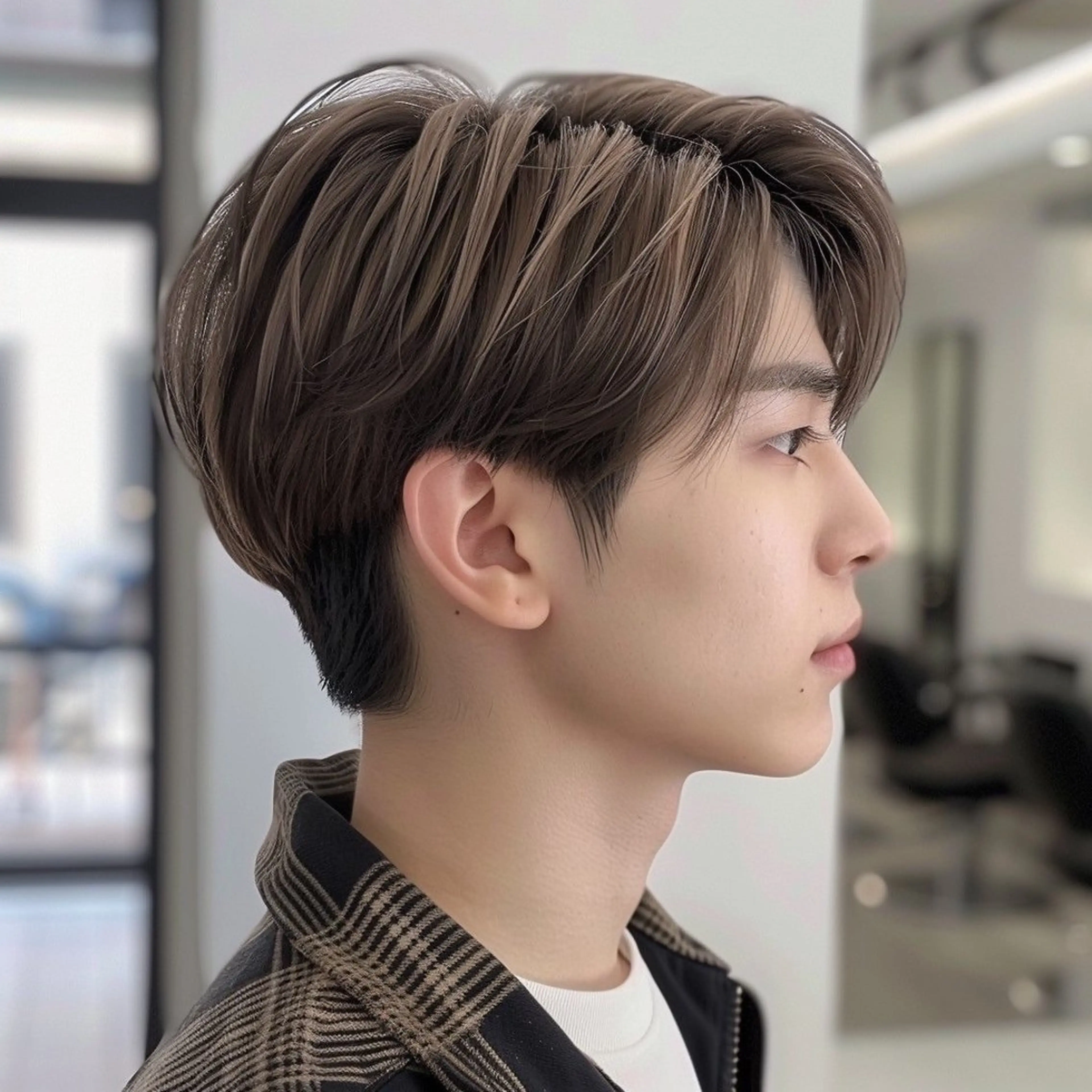 ミディアム カラー パーマ ヘアアレンジ メンズ カット MODEK's西宮店 マネージャー神道有基のヘアスタイル