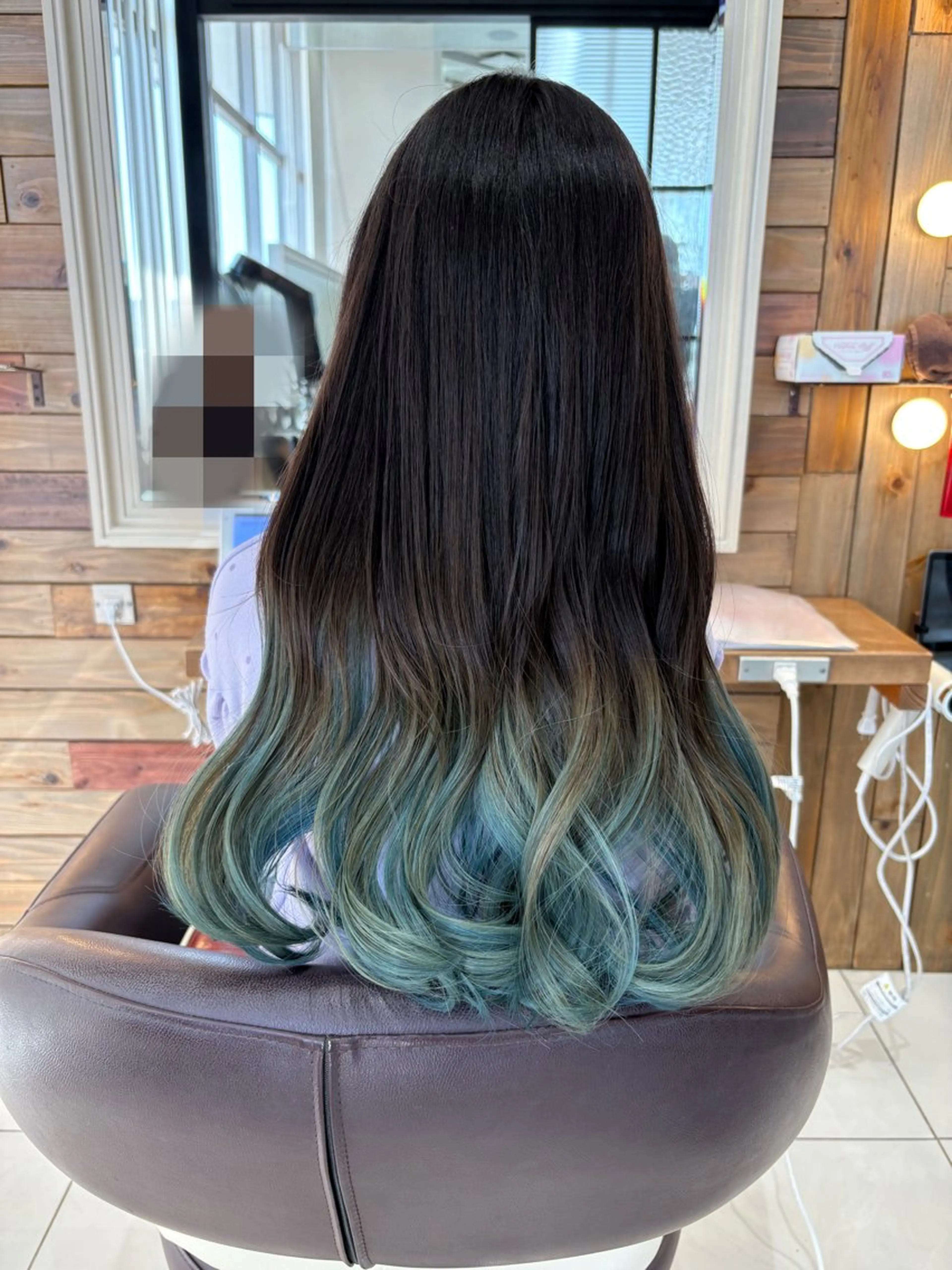 ロング カラー キッズ Ancheri by flammeum戸塚店所属・ひな/ボブカット/ ブリーチなしWカラーのヘアスタイル