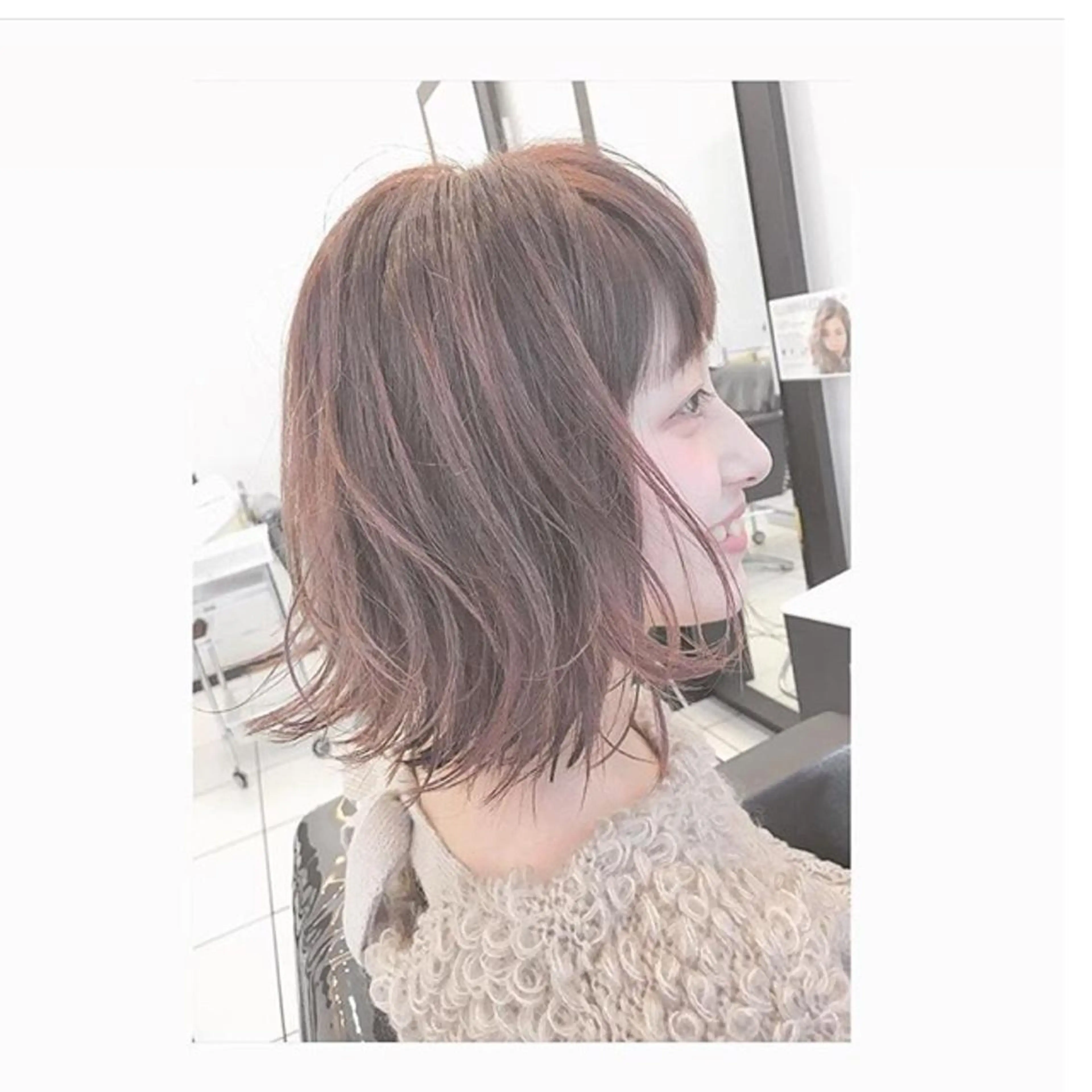 ショート ミディアム セミロング ロング カラー パーマ GLROW haruhiのヘアスタイル