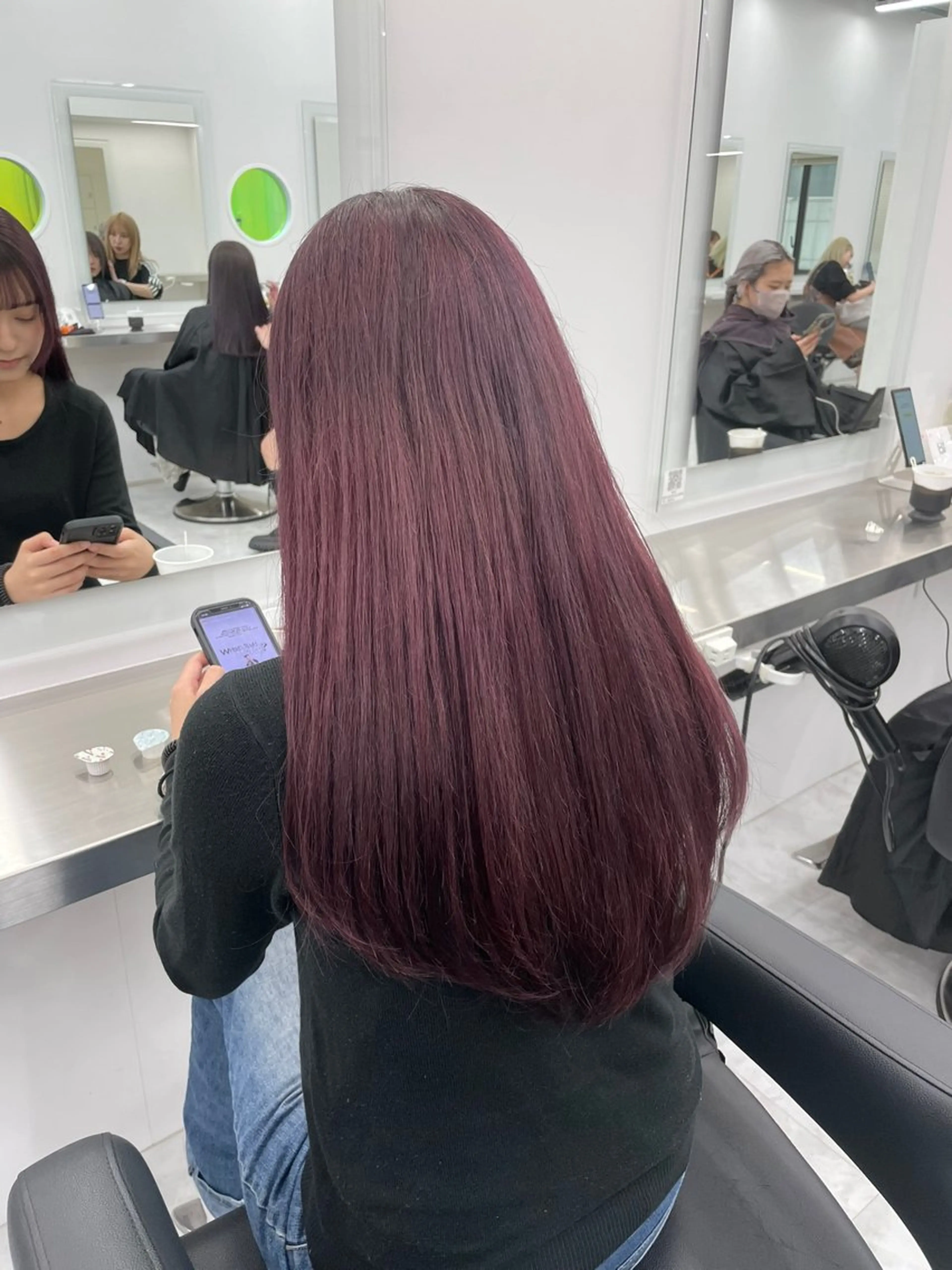 ロング カラー ヘアアレンジ ヘアカラー ヘッドスパ ヘアセット 🫧‪🎀うる艶暖色 🏹Nanako🎀のヘアスタイル