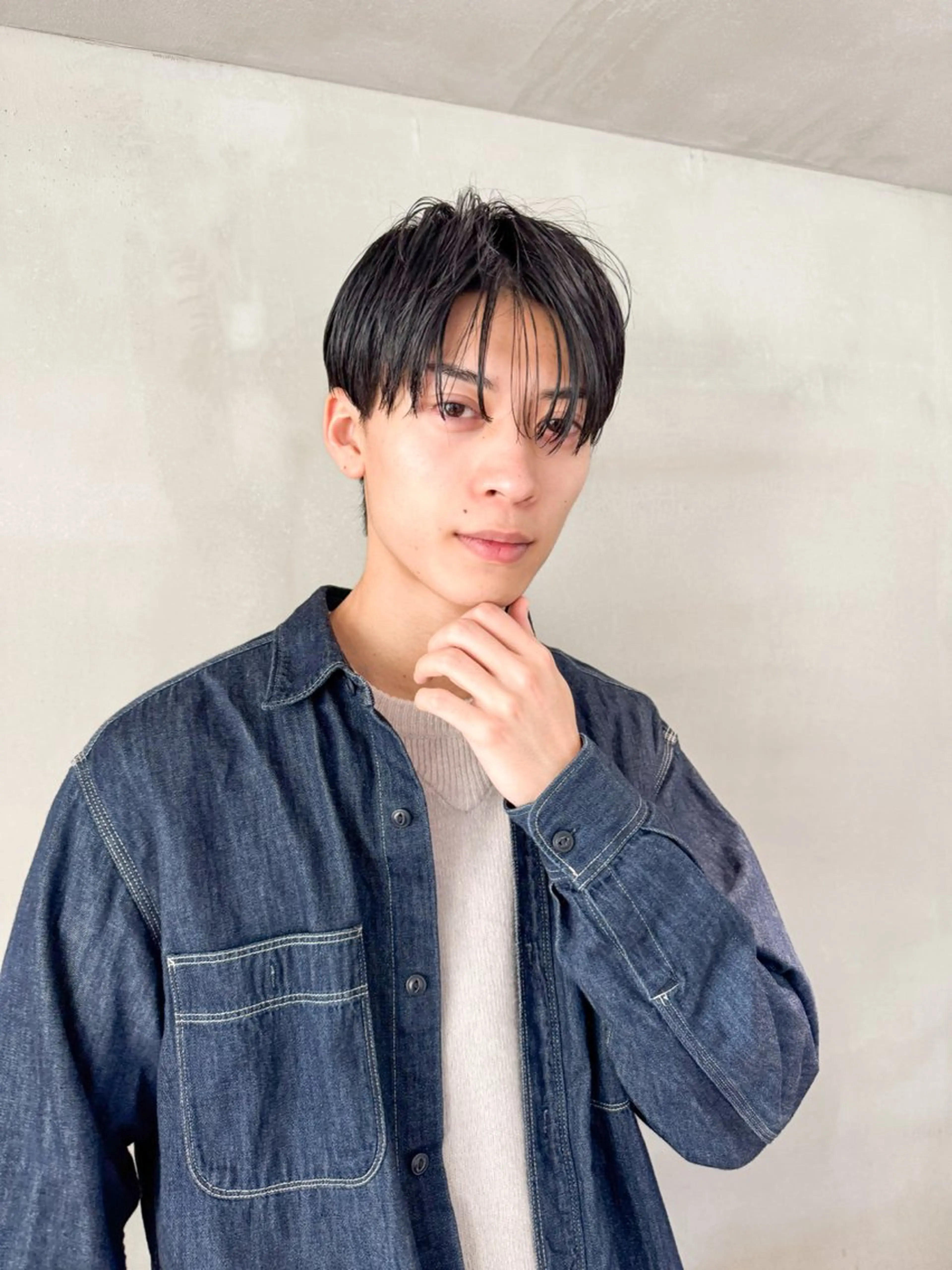 メンズ カット 山中 束真のヘアスタイル