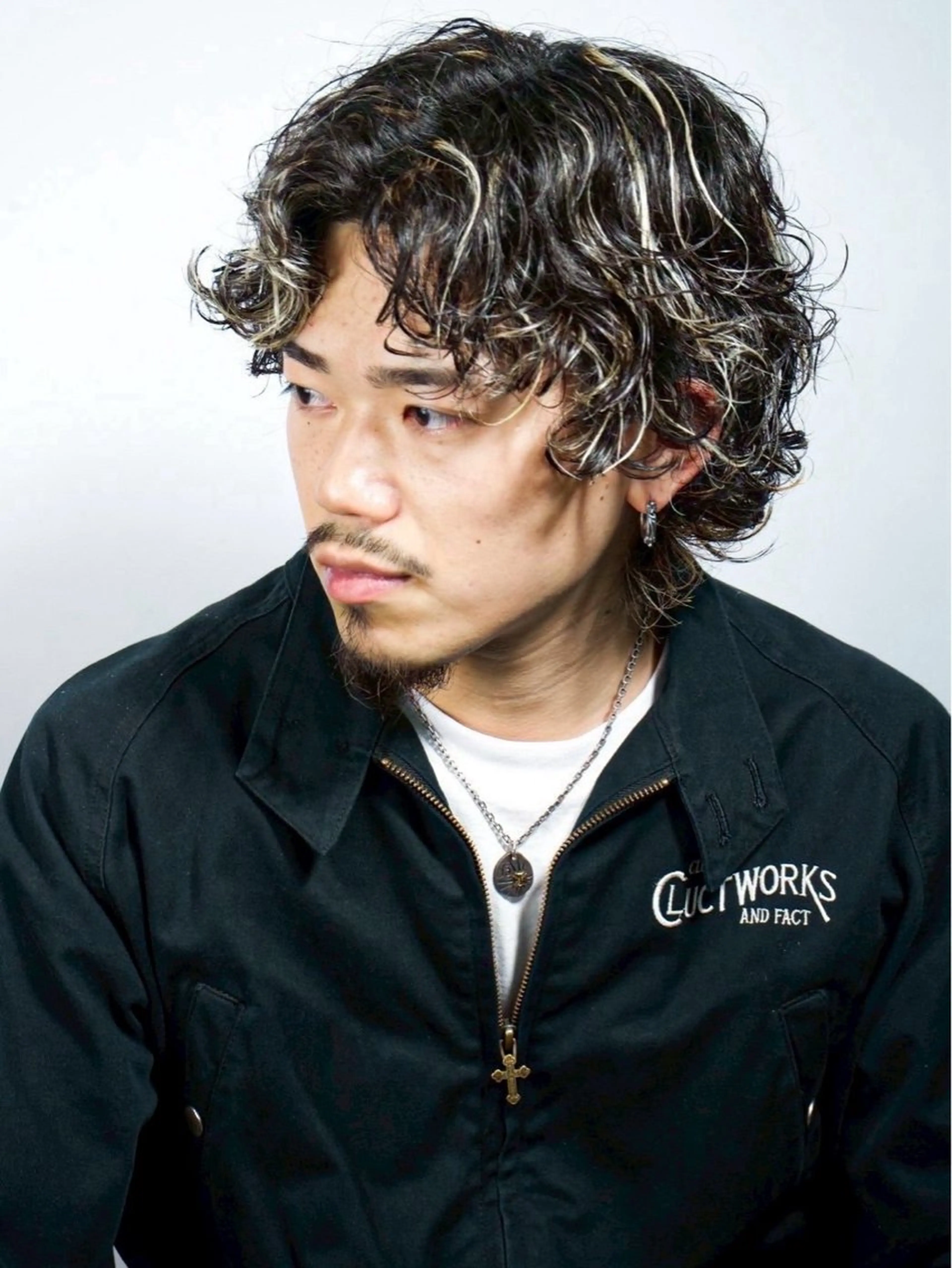 💈メッシュ＋カット＋シャンプー＋ヘアセット💈ヘアケア製品ご購入コースの写真