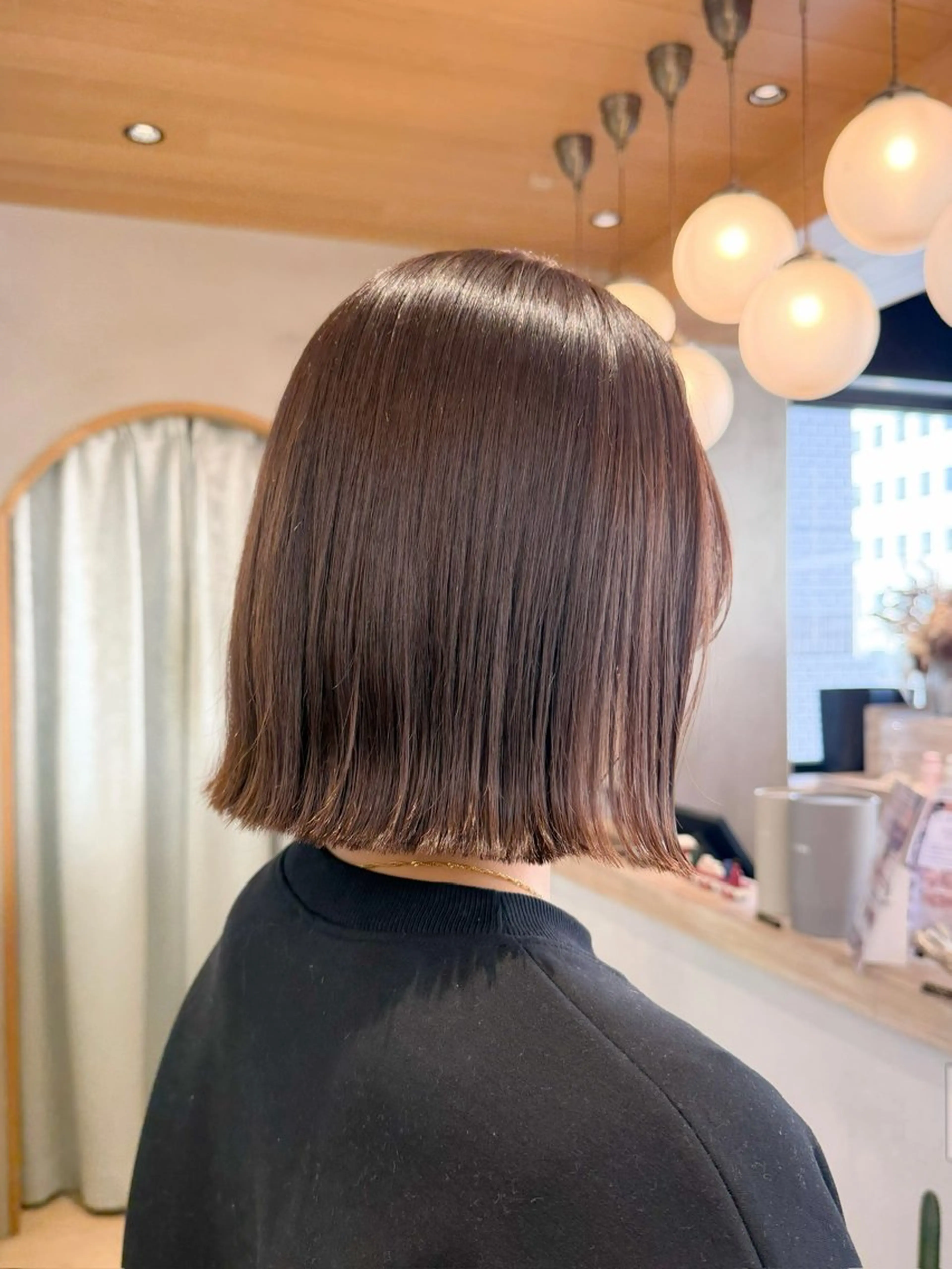 ショート カラー ボブ 髪質改善 似合わせカット ショートヘア カット ヘアカラー トリートメント 縮毛矯正/髪質改善 /ボブ/ともきのヘアスタイル