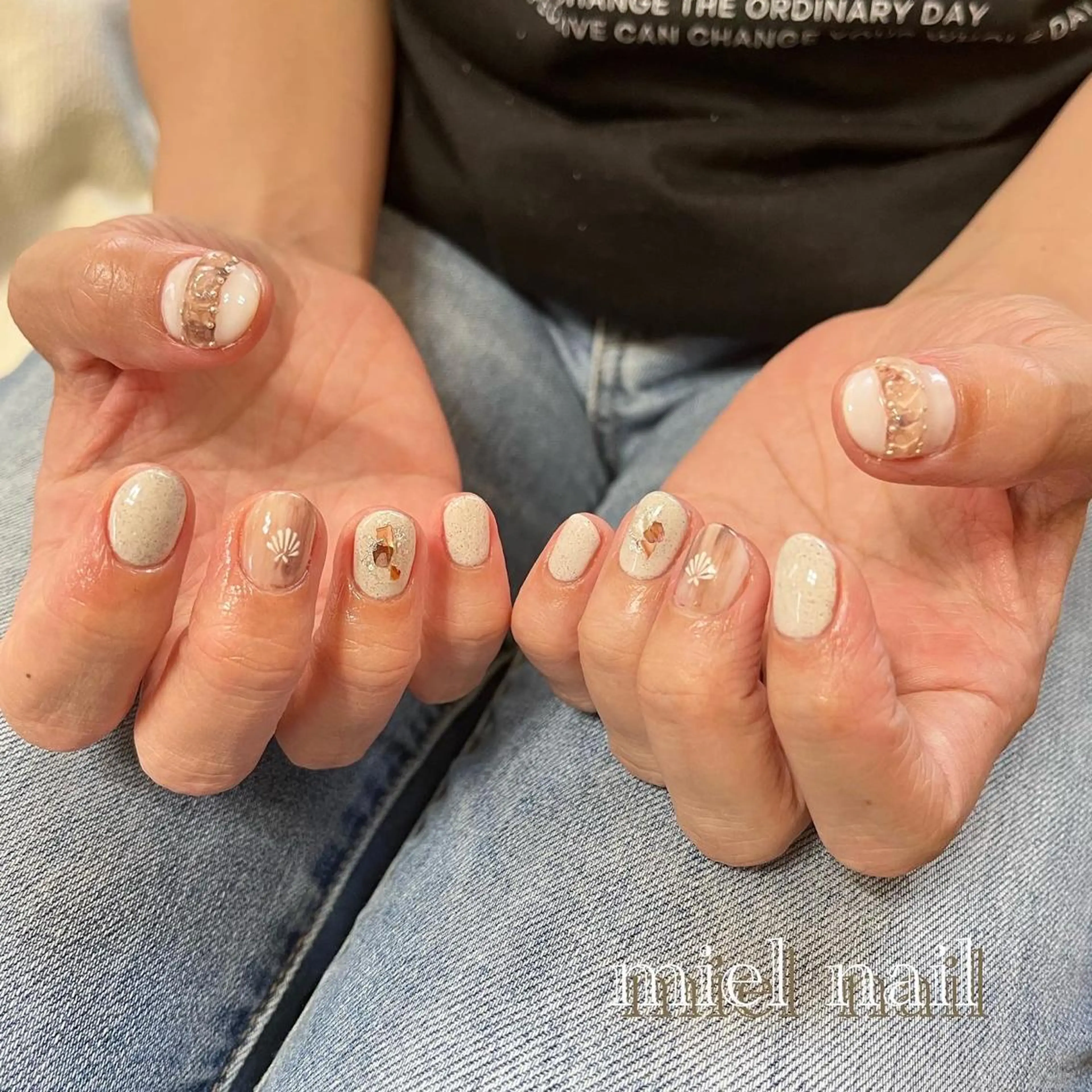 ネイル ハンドネイル miel nailのネイルデザイン