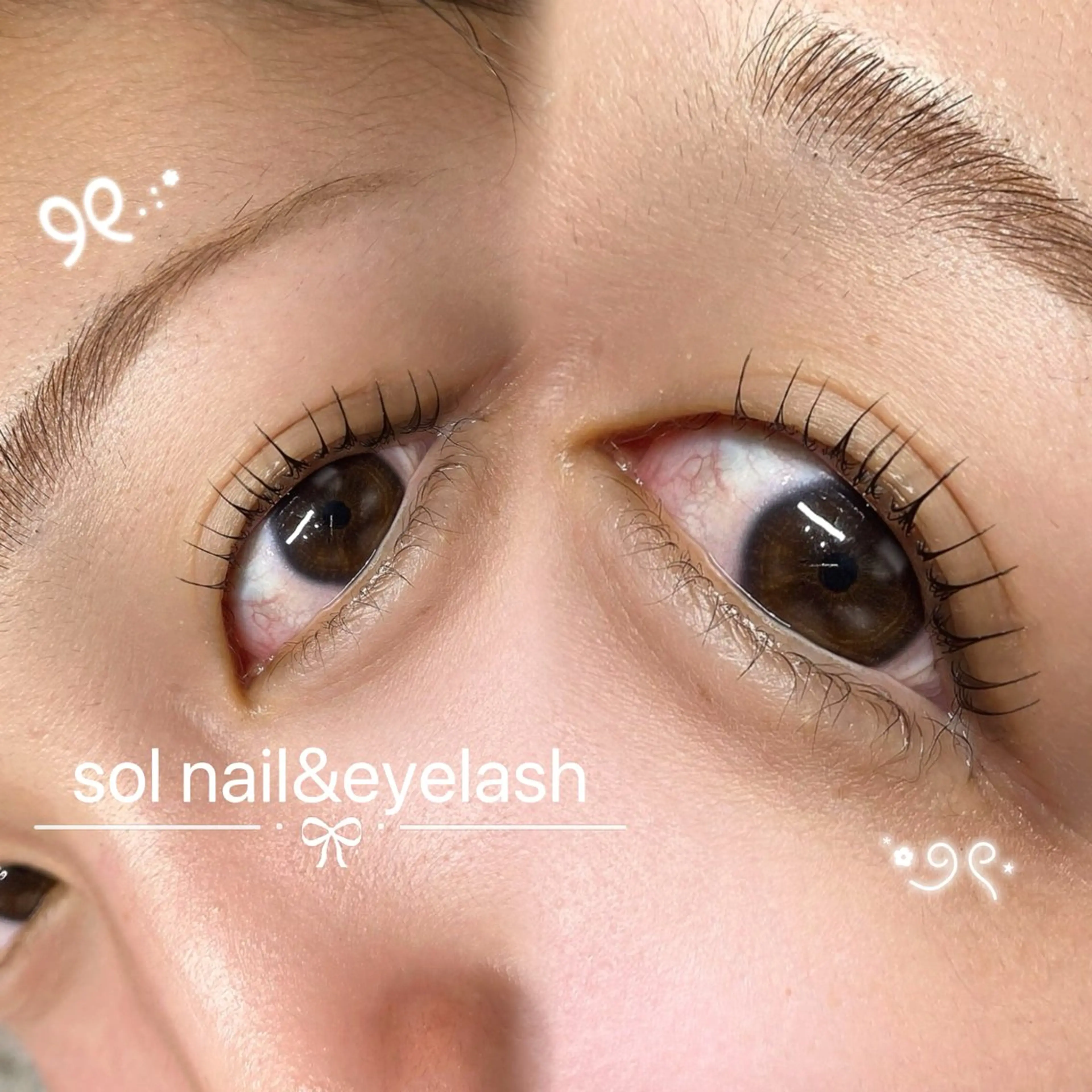 マツエク・マツパ 一重×まつ毛パーマ マツパ sol/ saki🫧🍒のマツエク・マツパデザイン