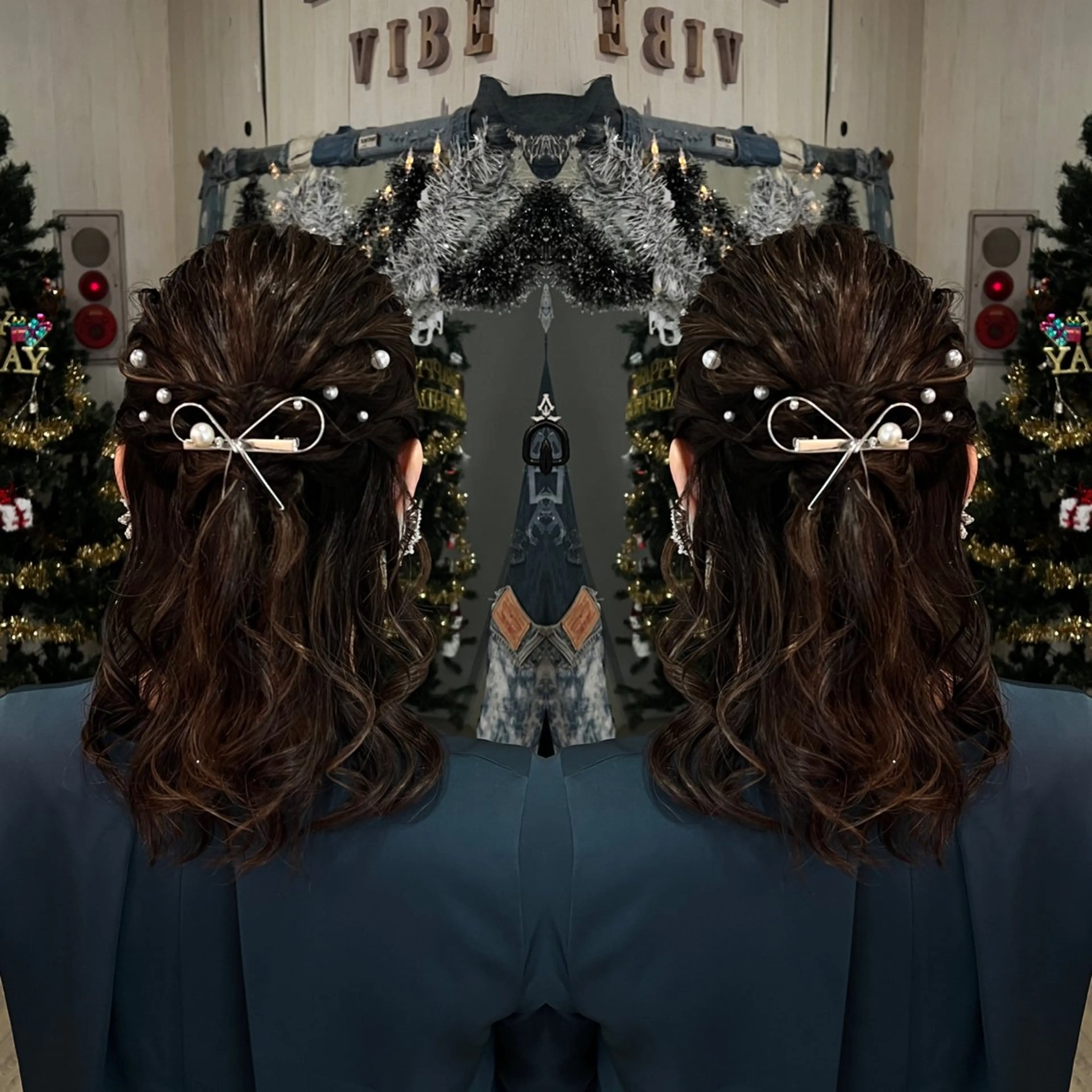 ミディアム ヘアアレンジ ヘアセット レイヤー/ボブ/ ミニボブ/AOIのヘアスタイル